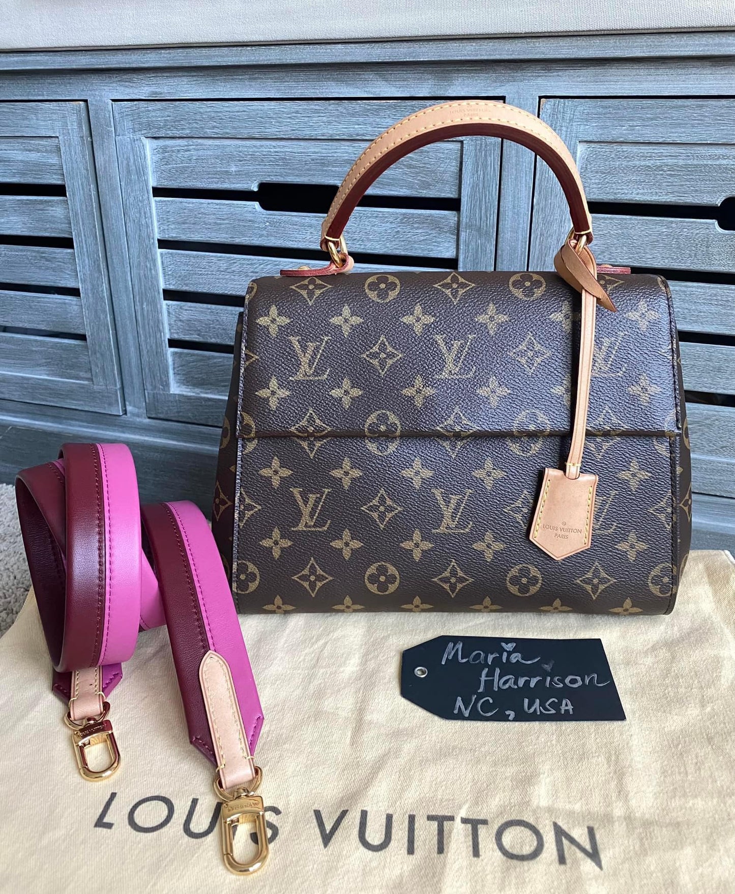 Louis Vuitton Cluny BB Fuchsia