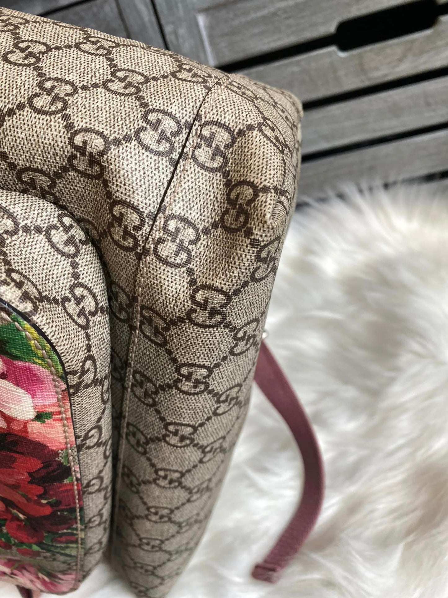 Gucci GG Supreme Blooms Backpack