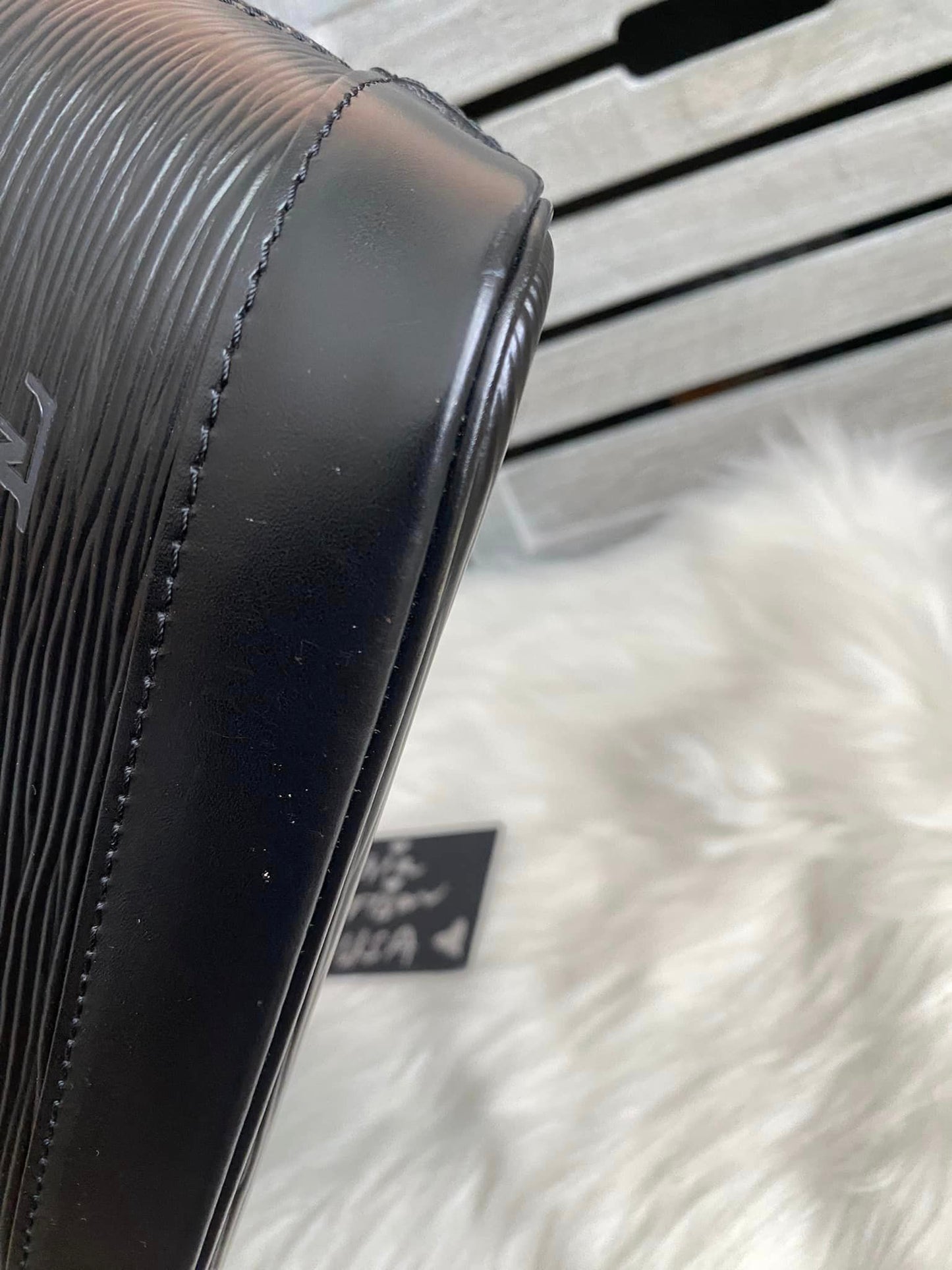 Louis Vuitton Alma PM Black Epi