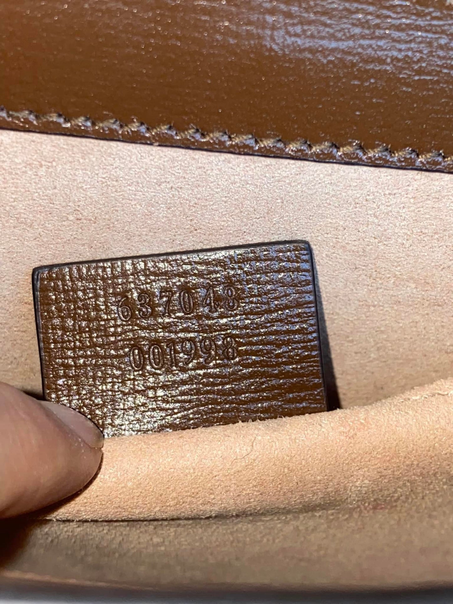 Gucci GG Supreme Script Logo Heart Crossbody