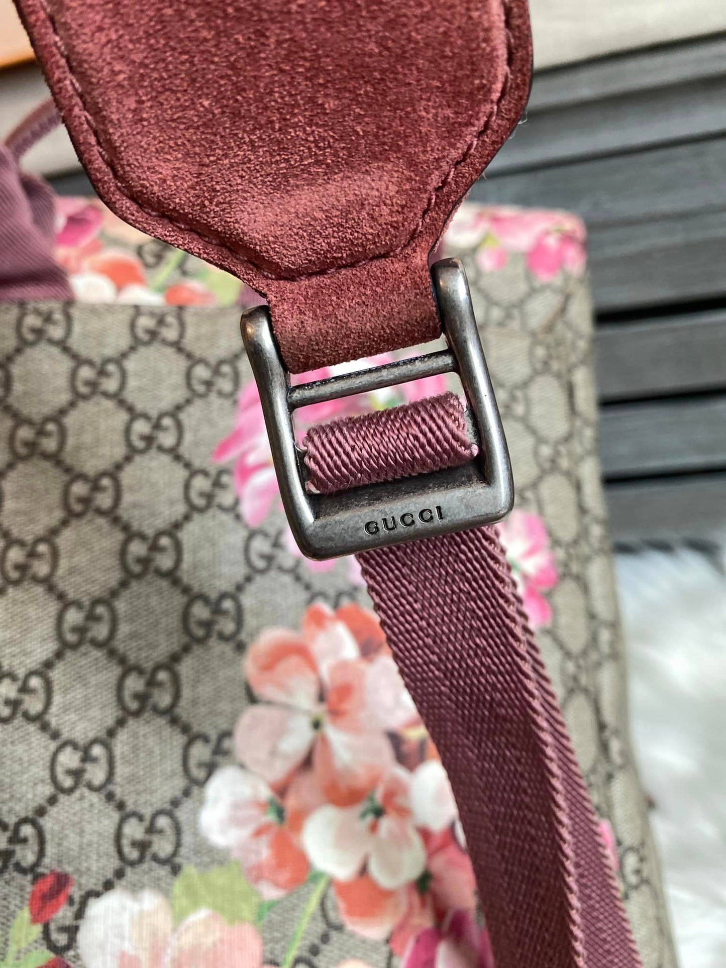 Gucci GG Supreme Blooms Backpack