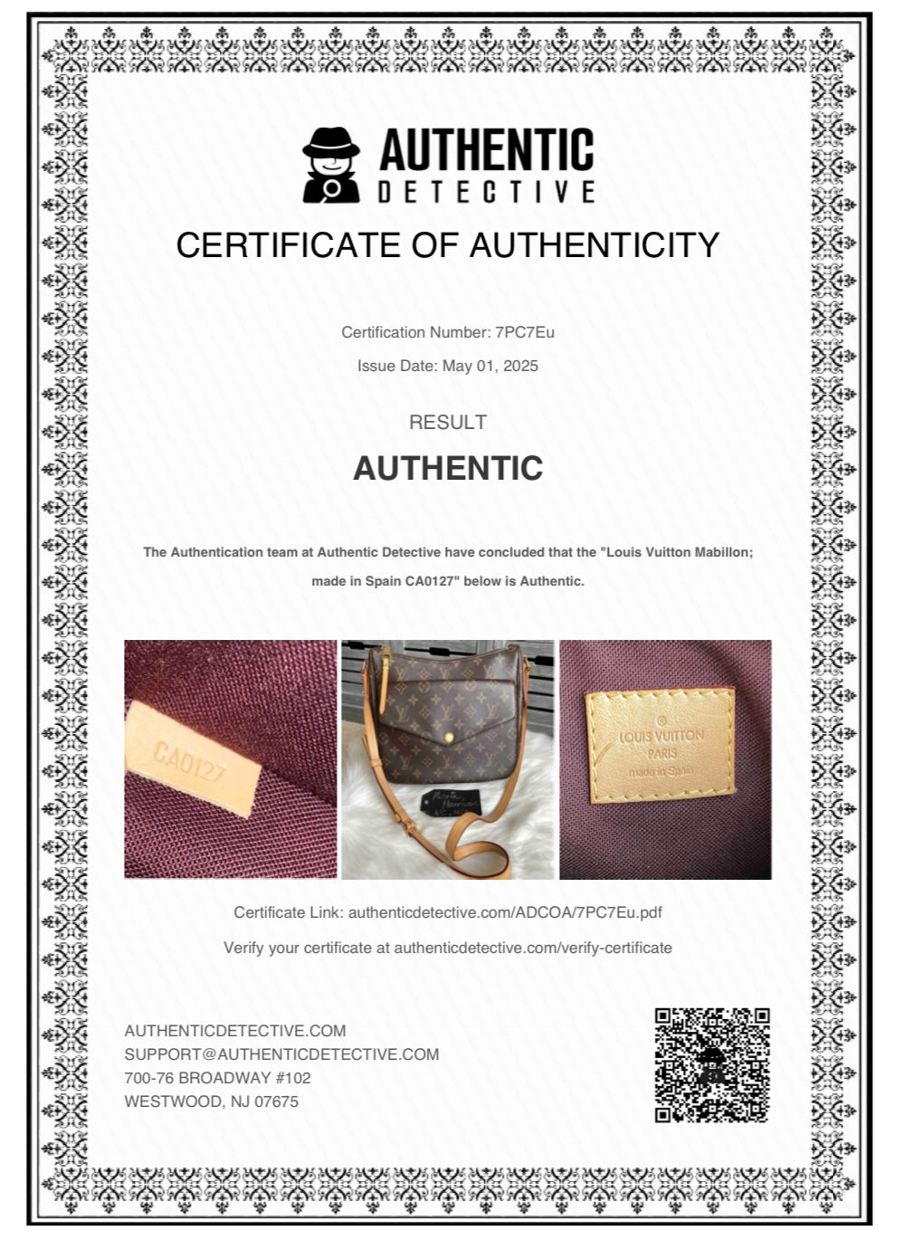 Louis Vuitton Mabillon Crossbody Bag