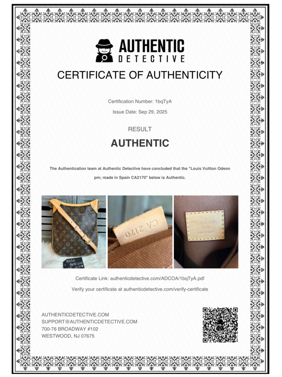 Louis Vuitton Odeon PM