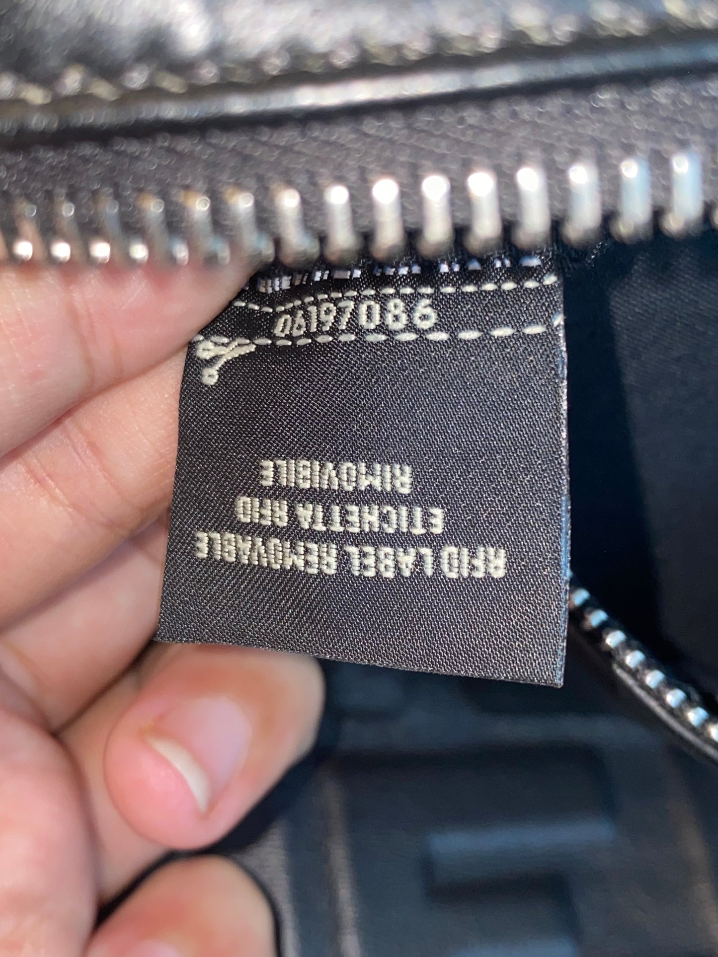 Fendi Napa FF 1974 Embossed Bumbag Black