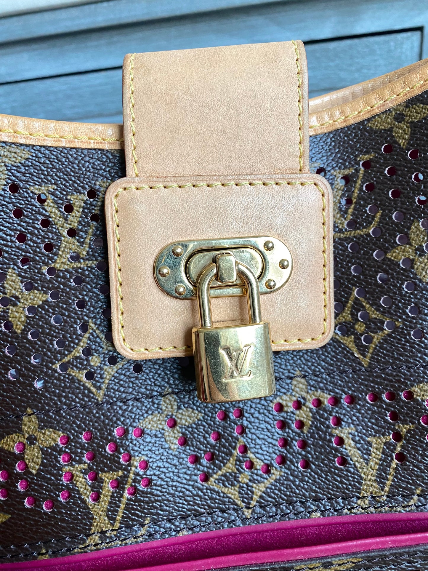 Louis Vuitton Limited Edition Musette Perforated Fuchsia