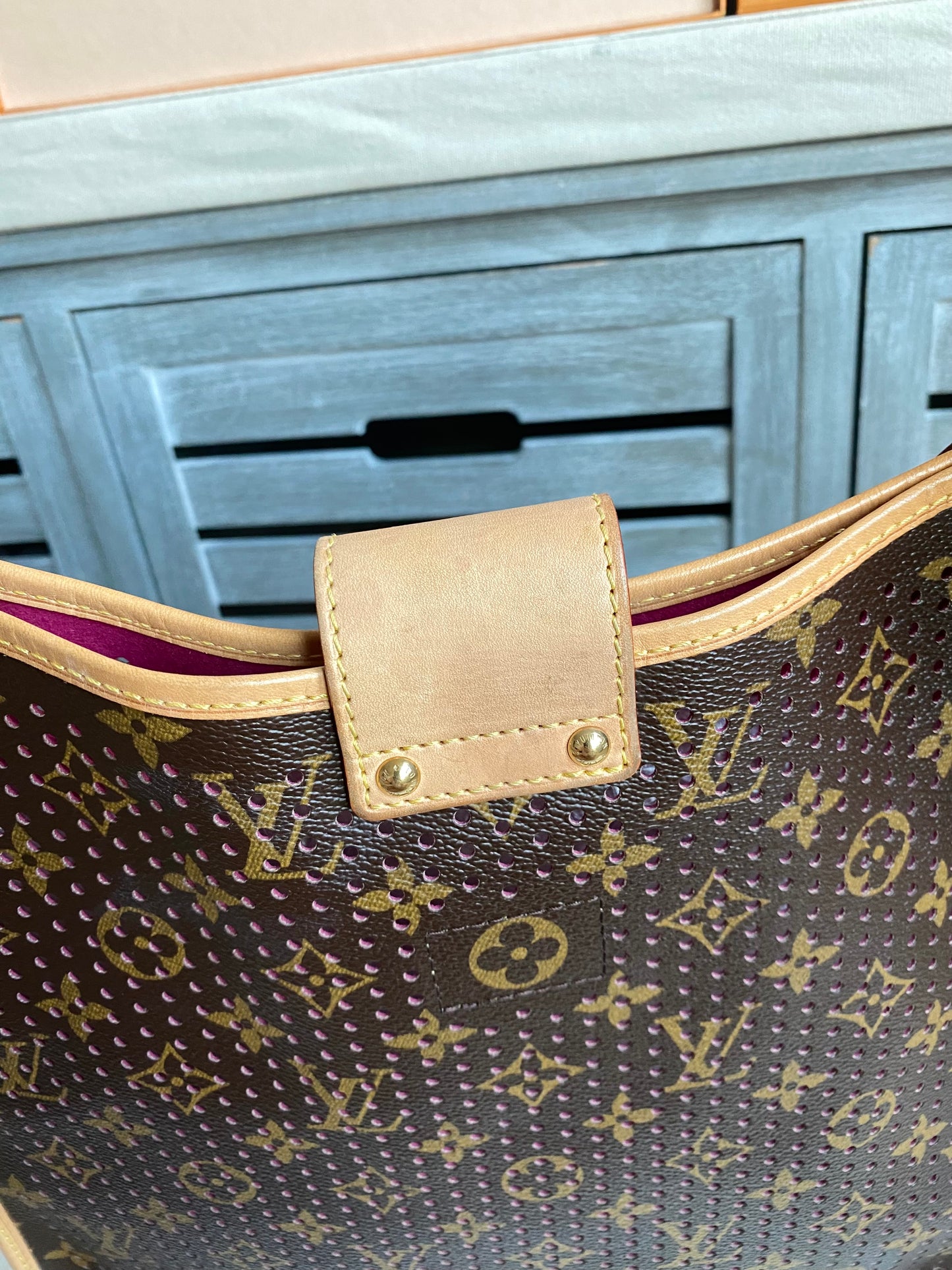Louis Vuitton Limited Edition Musette Perforated Fuchsia