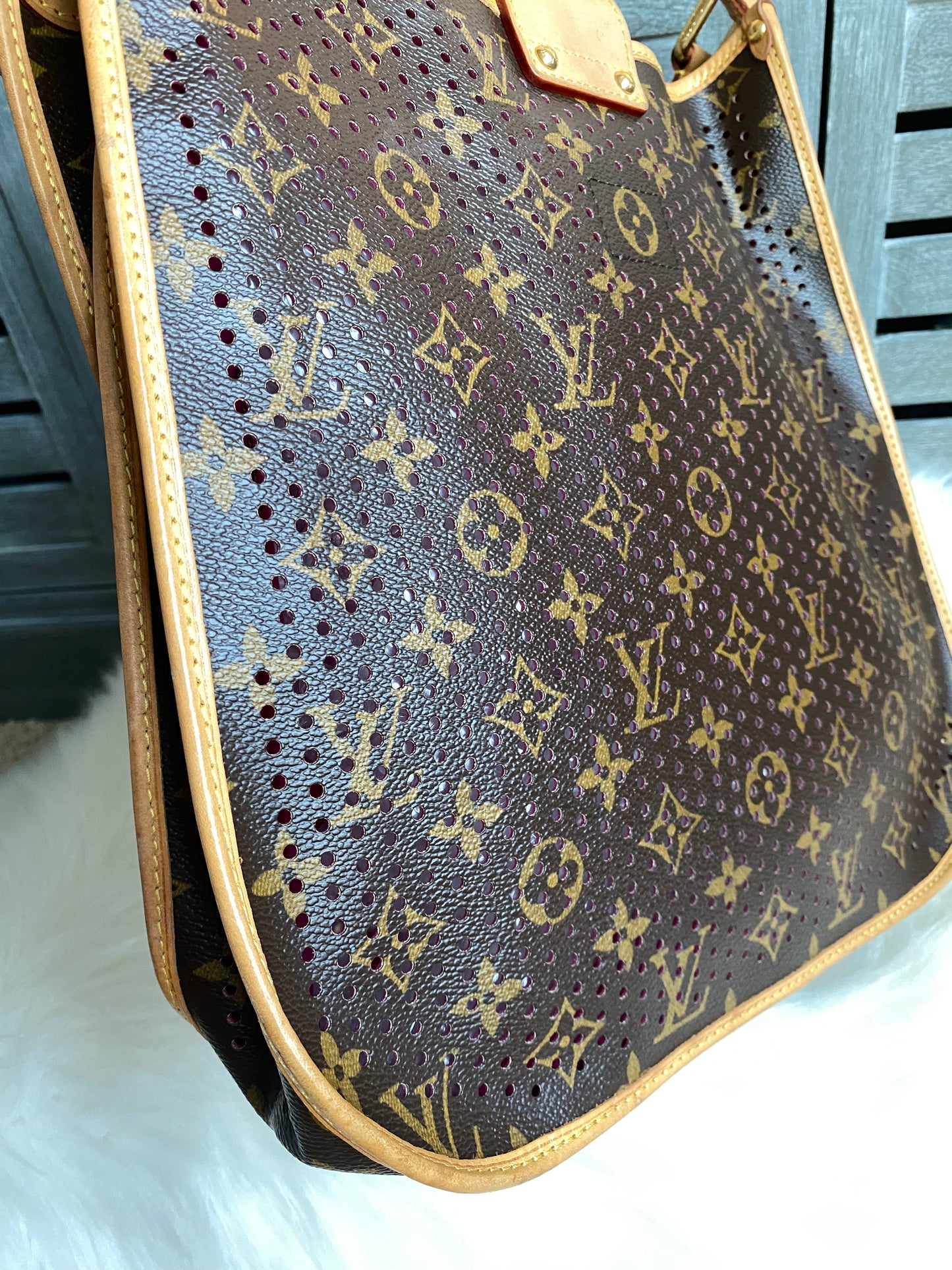 Louis Vuitton Limited Edition Musette Perforated Fuchsia