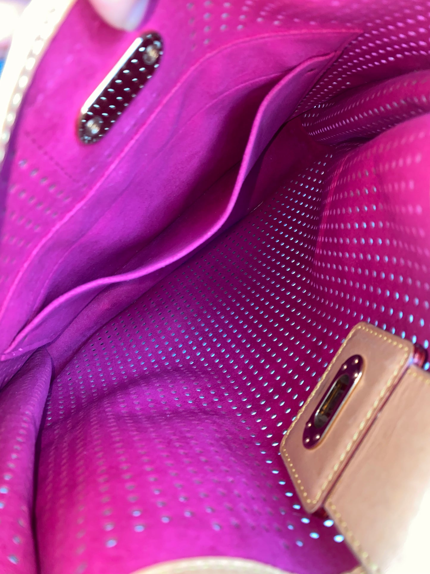 Louis Vuitton Limited Edition Musette Perforated Fuchsia