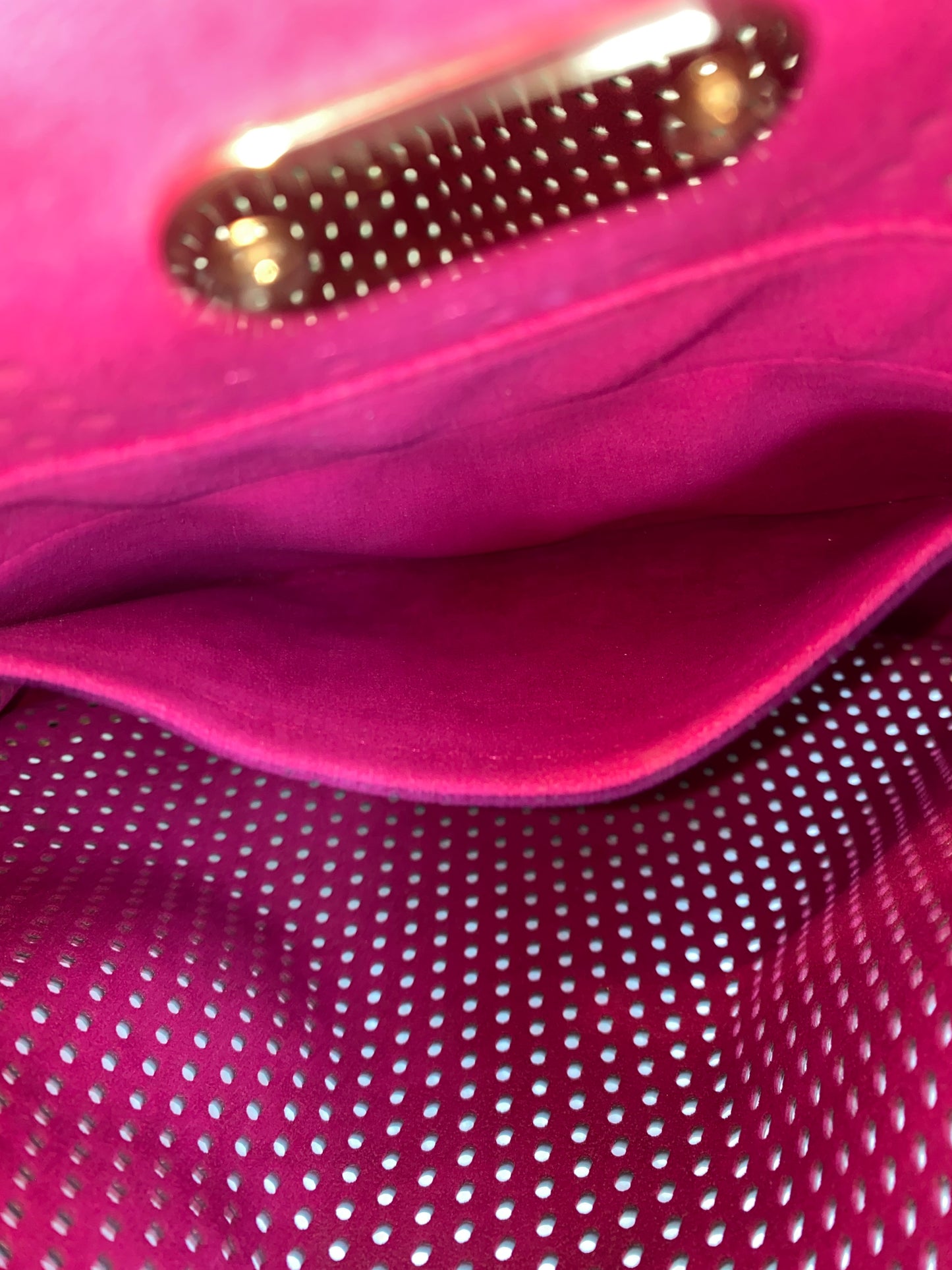Louis Vuitton Limited Edition Musette Perforated Fuchsia