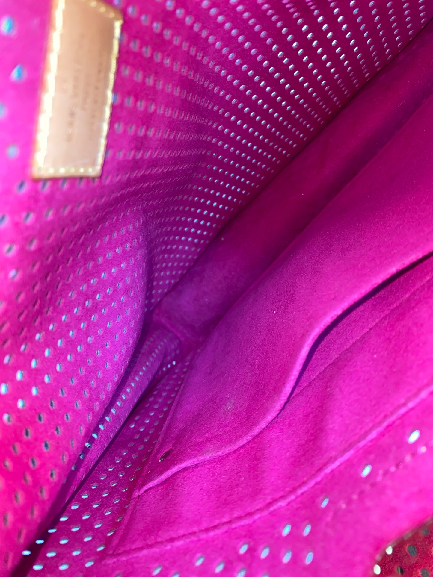 Louis Vuitton Limited Edition Musette Perforated Fuchsia