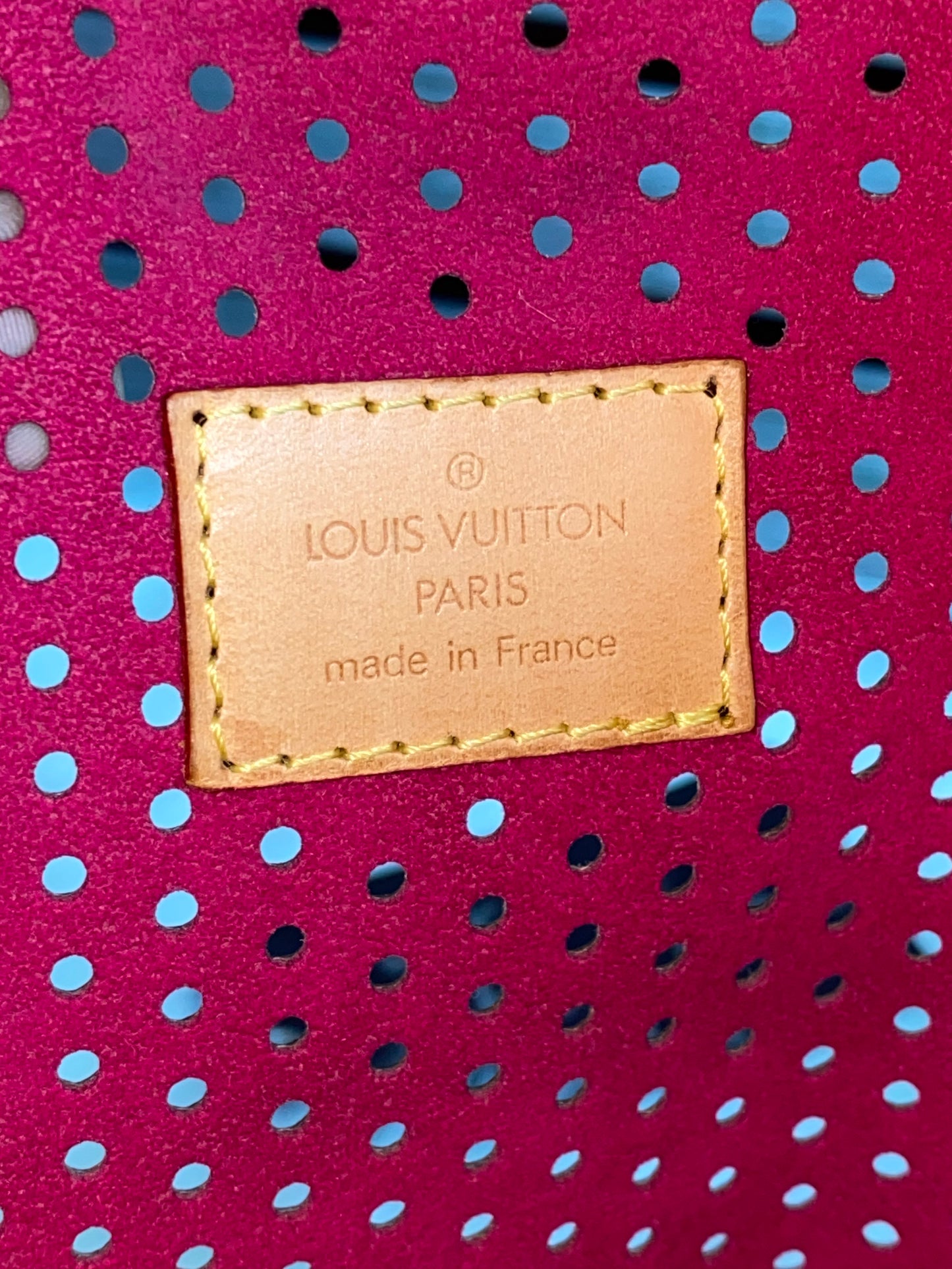 Louis Vuitton Limited Edition Musette Perforated Fuchsia