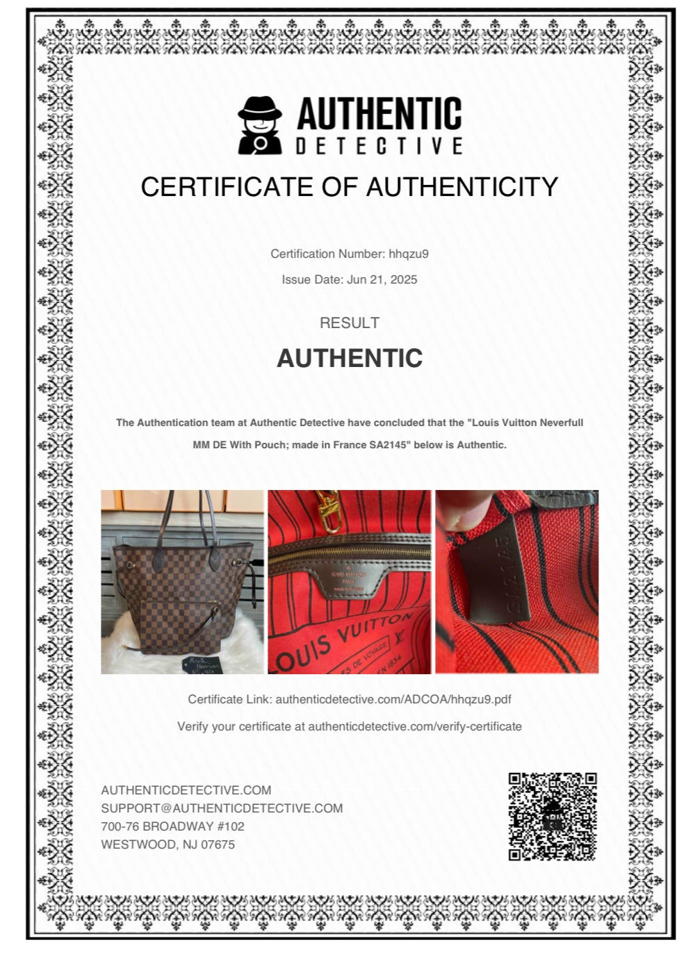 Louis Vuitton Neverfull MM With Pouch