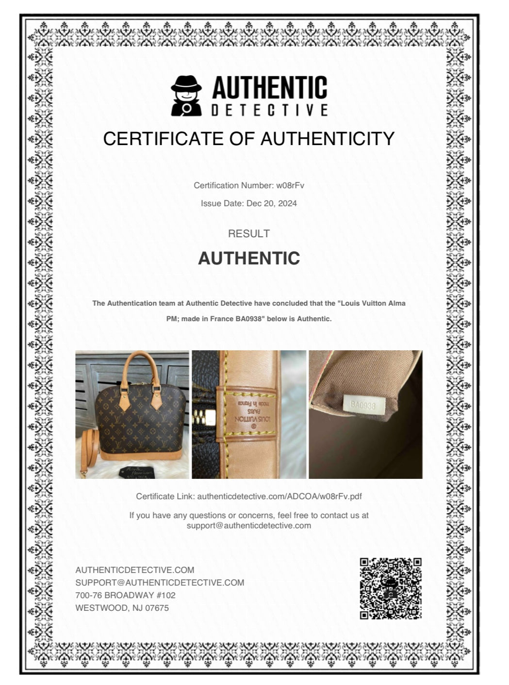 Louis Vuitton Alma PM