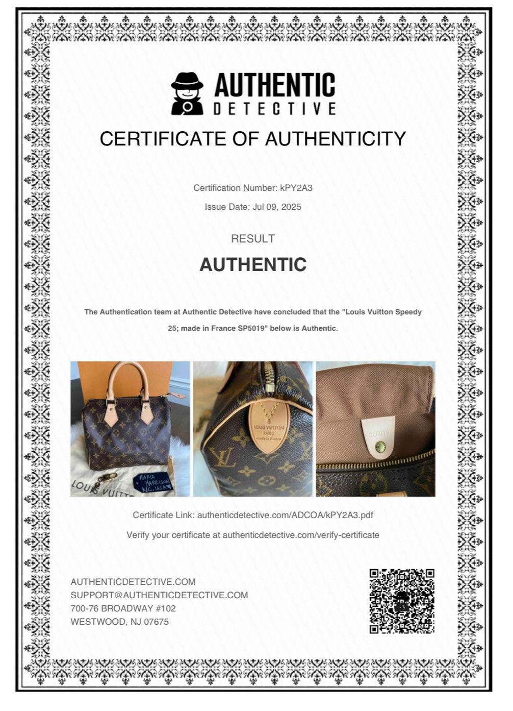 Louis Vuitton Speedy 25