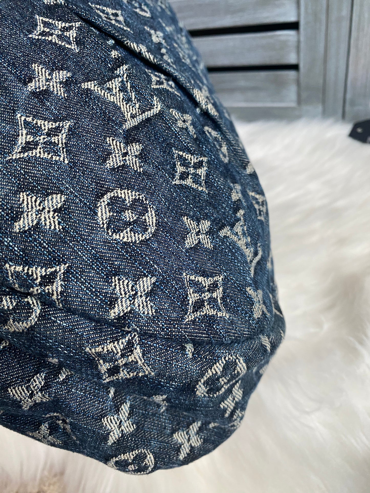 Louis Vuitton Blue Denim Daily GM