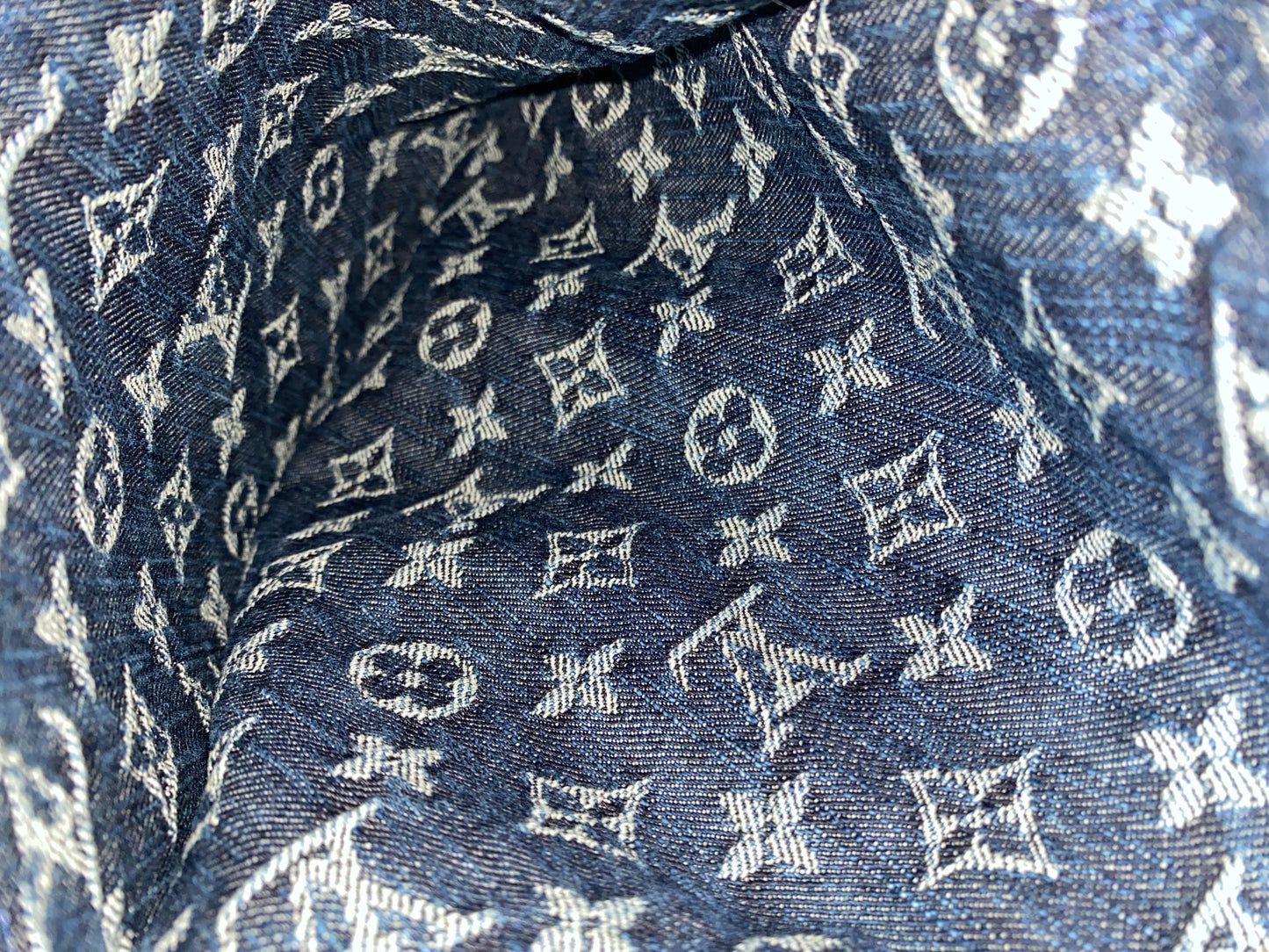 Louis Vuitton Blue Denim Daily GM