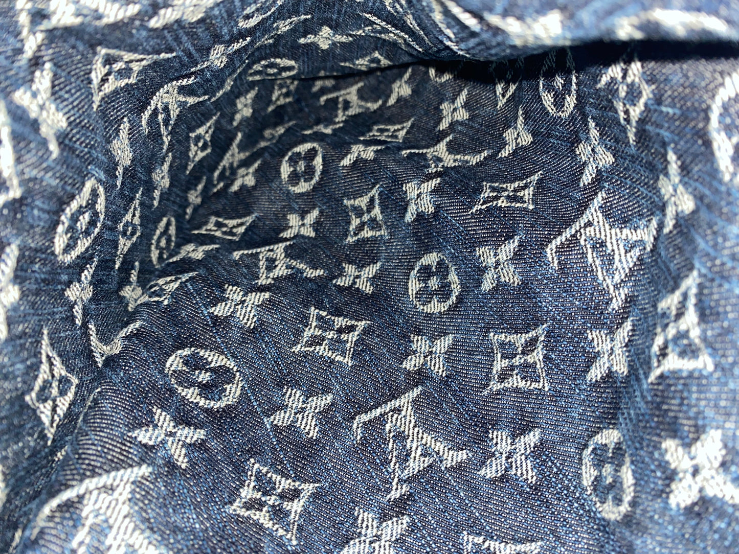 Louis Vuitton Blue Denim Daily GM