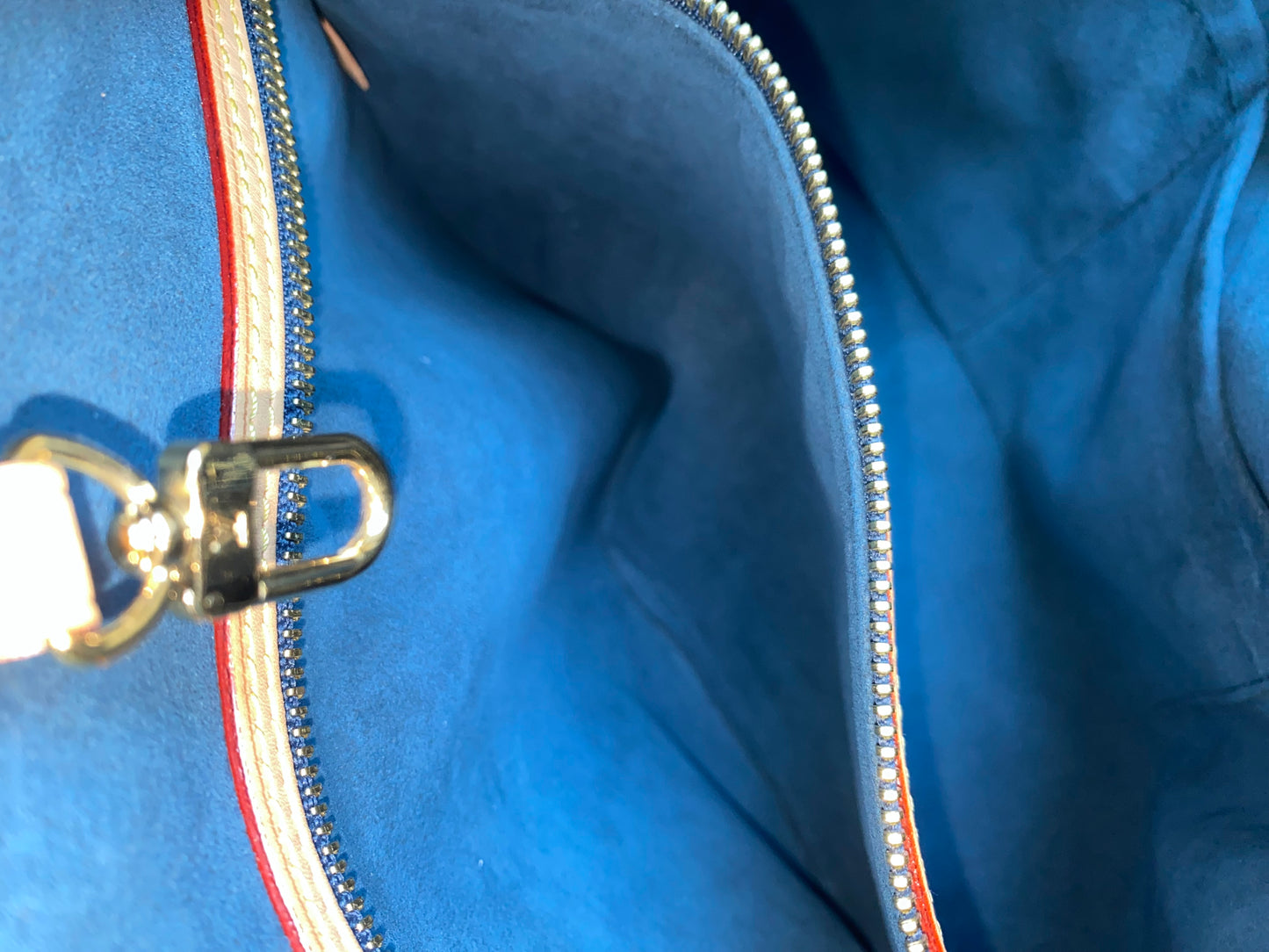 Louis Vuitton Blue Denim Daily GM