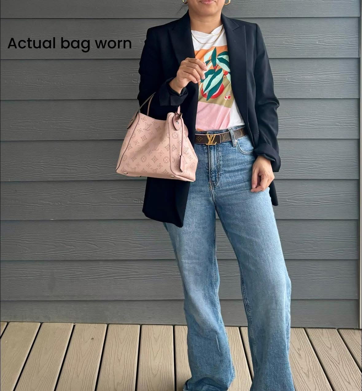 Louis Vuitton Magnolia Monogram Mahina Leather PM
