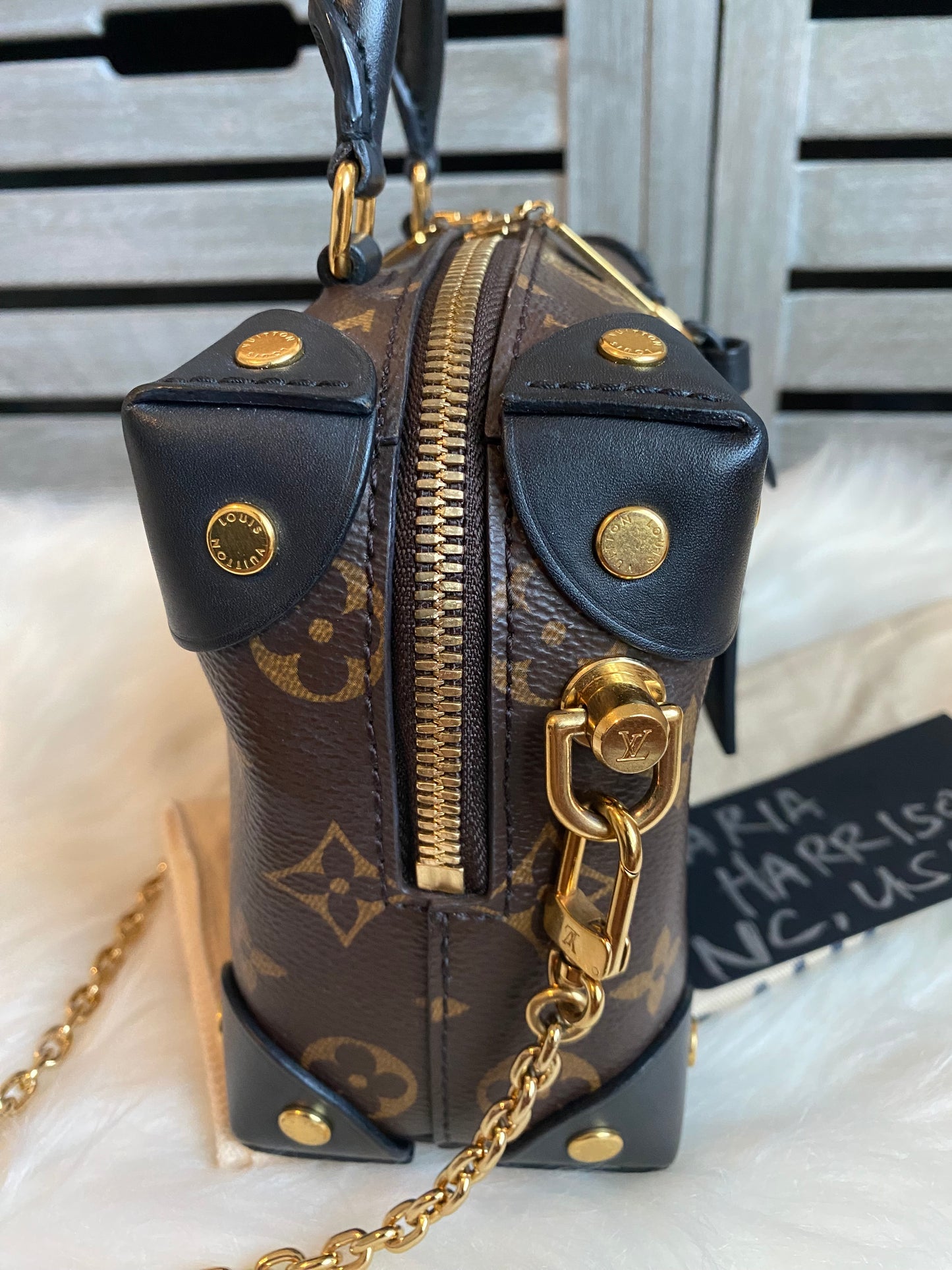 Louis Vuitton Petite Malle Souple Black/Noir