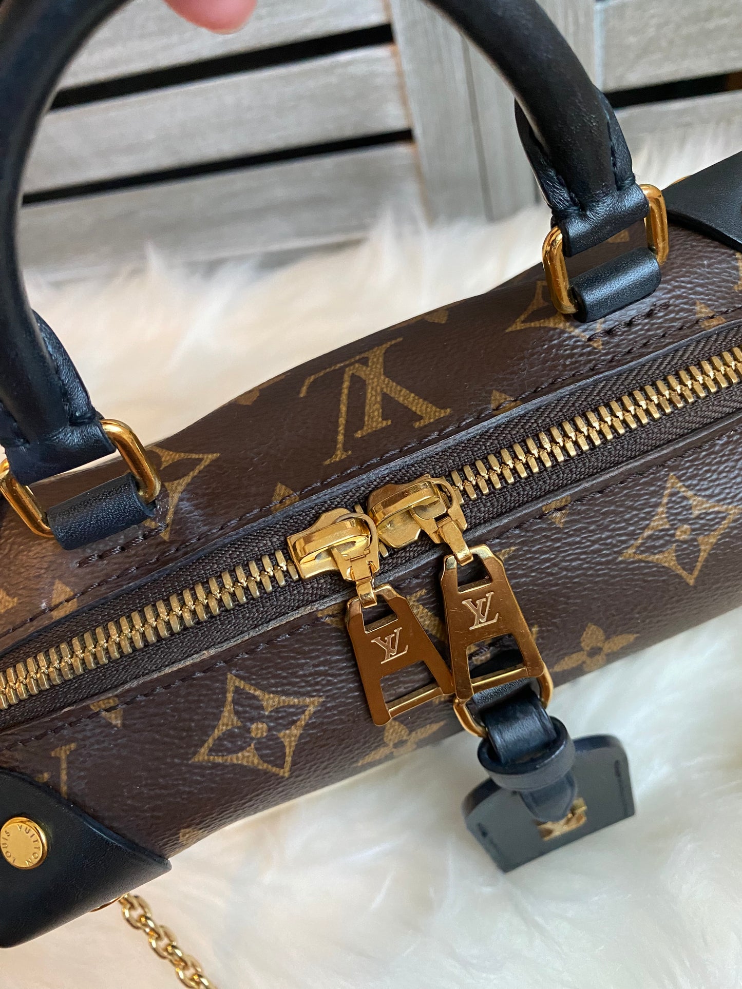 Louis Vuitton Petite Malle Souple Black/Noir