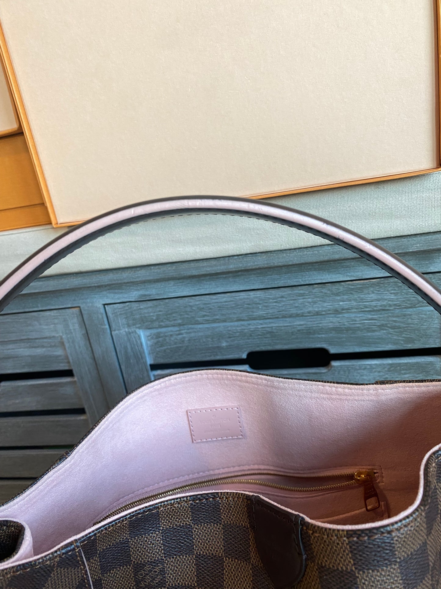 Louis Vuitton Caissa Hobo PM Rose Ballerine
