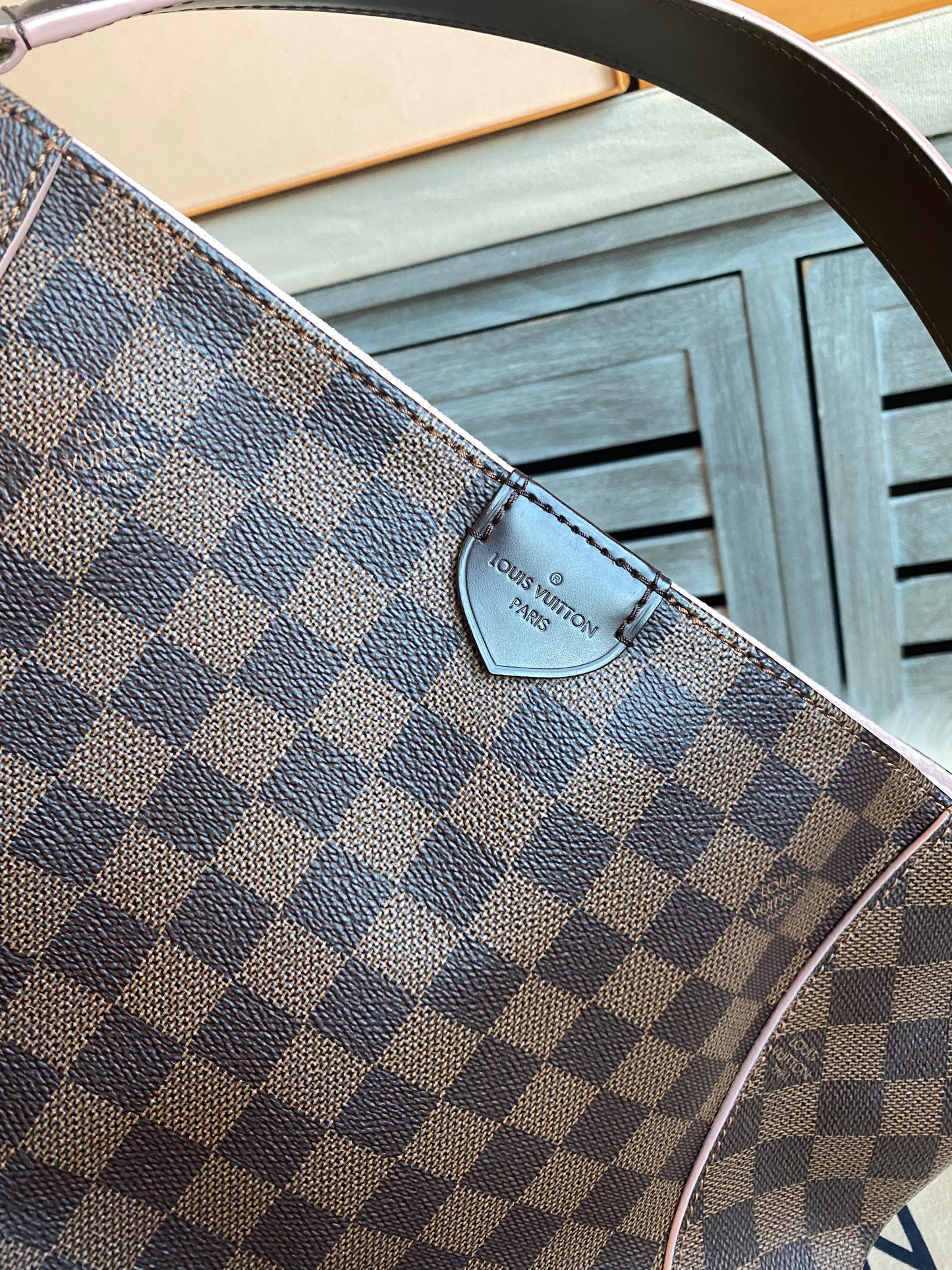 Louis Vuitton Caissa Hobo PM Rose Ballerine