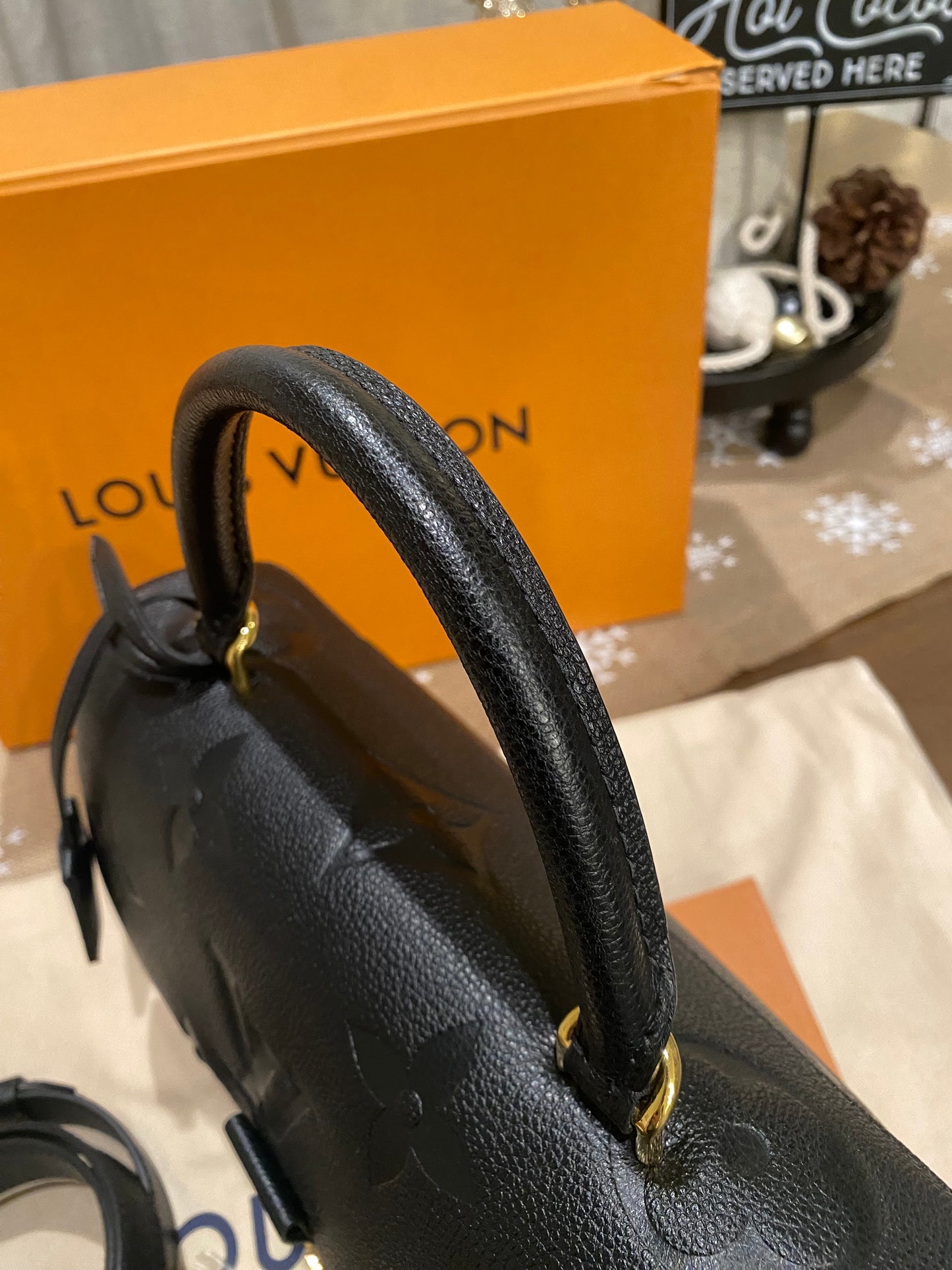 Louis Vuitton Madeleine MM Black Empreinte