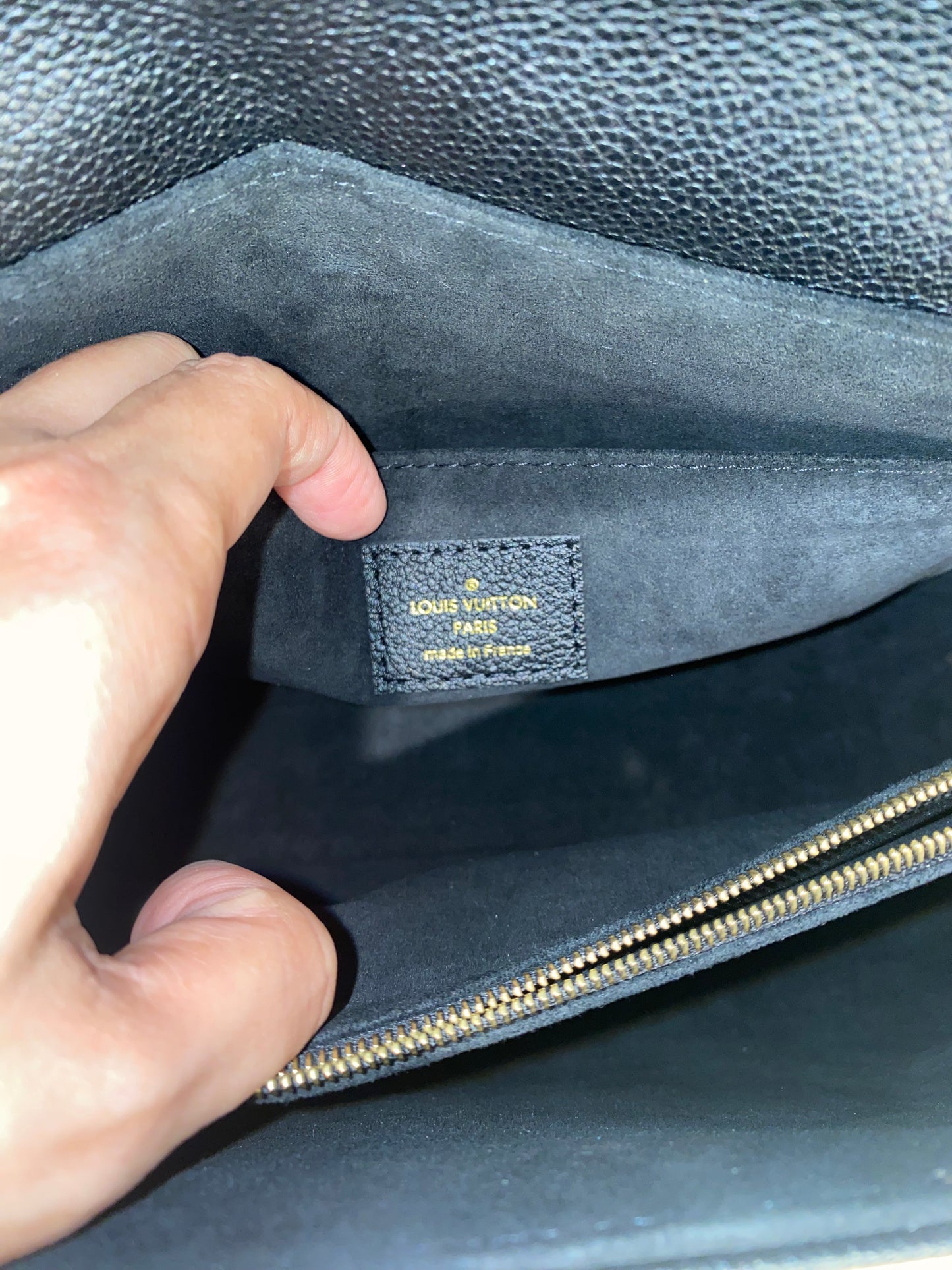 Louis Vuitton Madeleine MM Black Empreinte