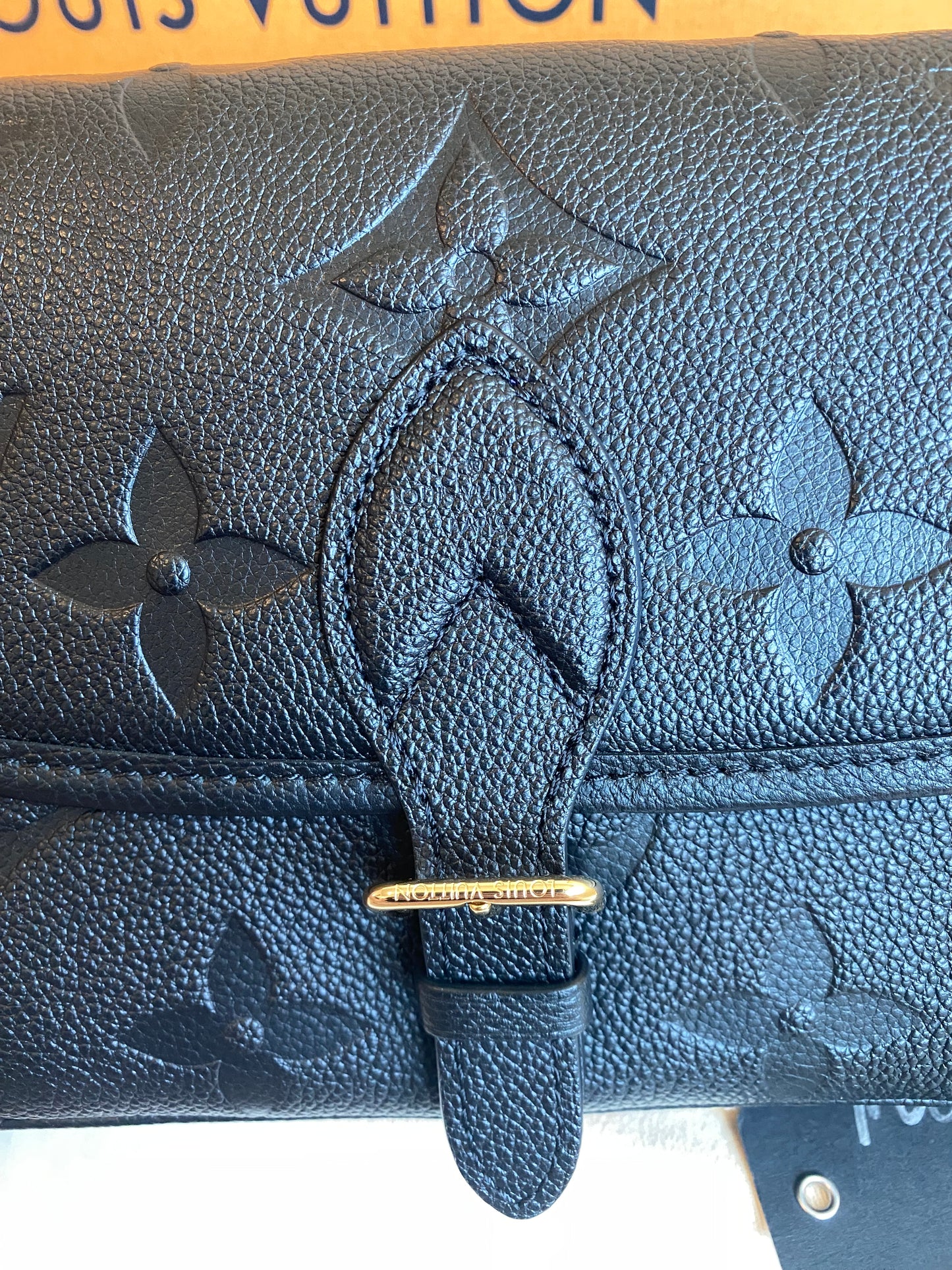 Louis Vuitton Diane Monogram Black Empreinte Leather