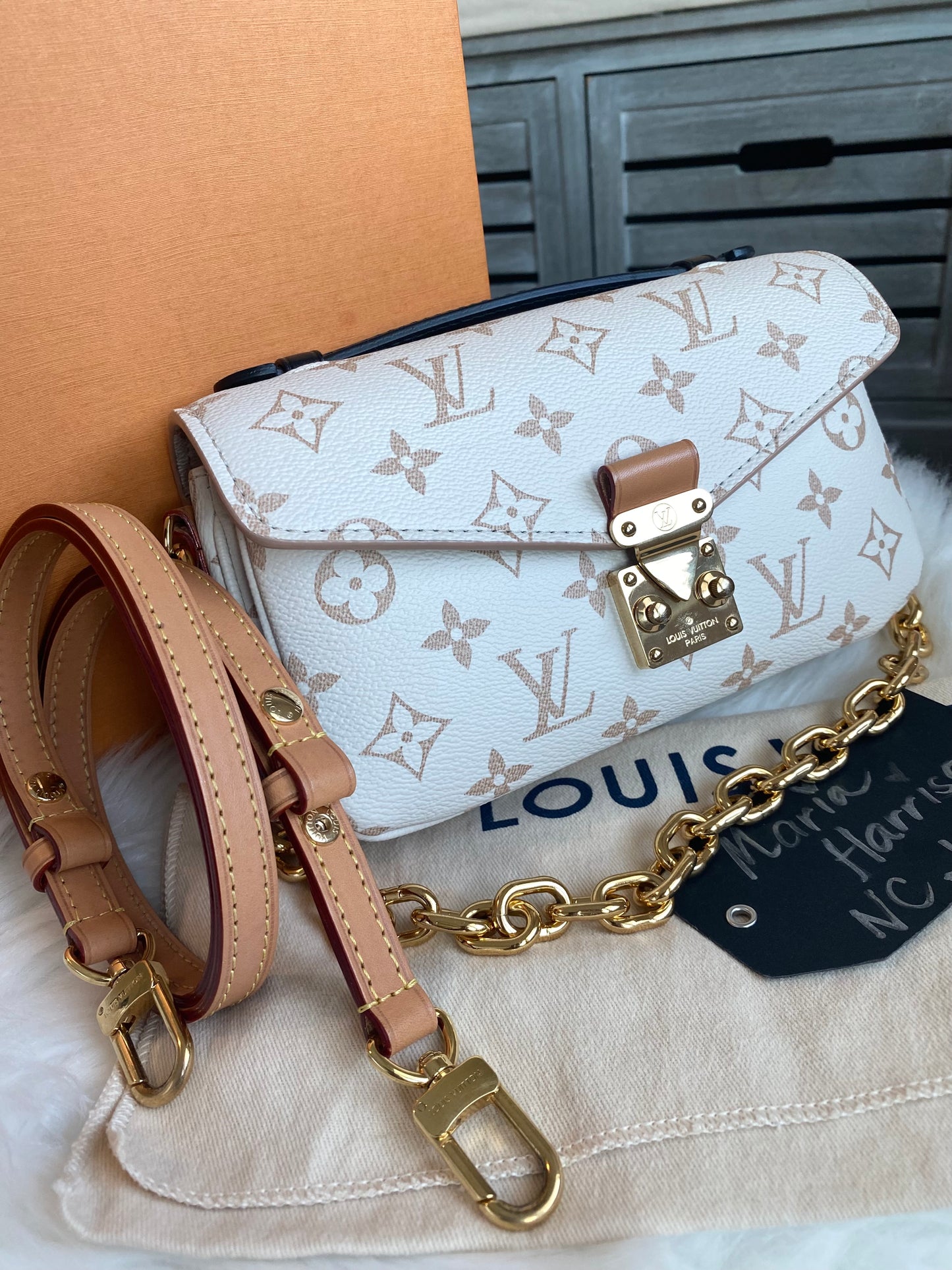 Louis Vuitton Pochette Metis East West Dune