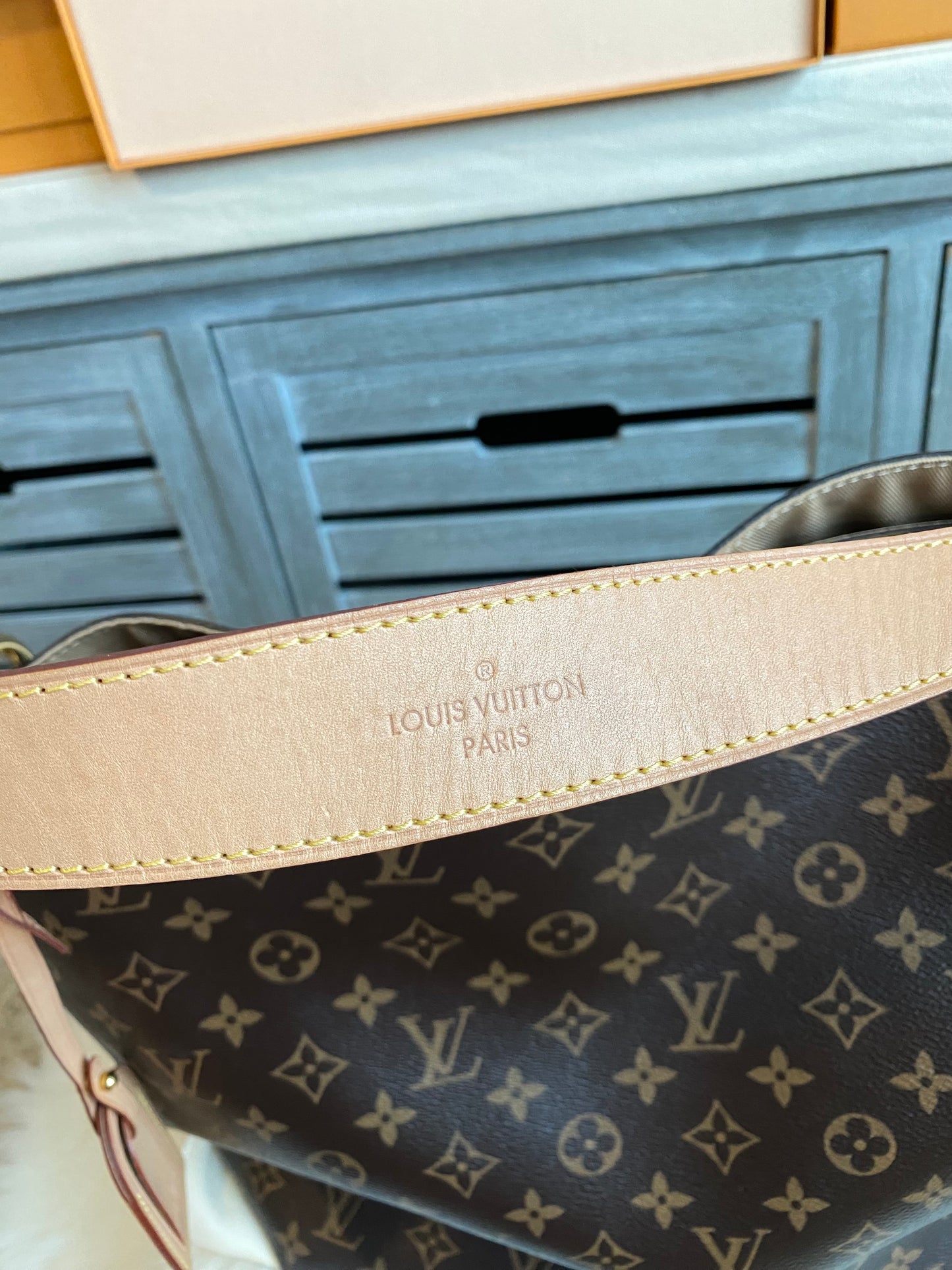 Louis Vuitton Graceful MM Beige Interior