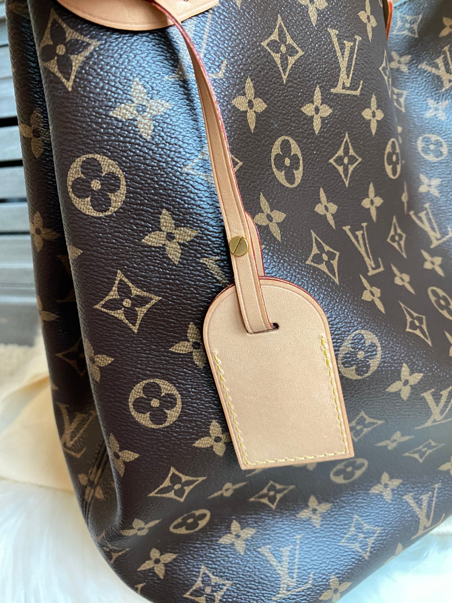 Louis Vuitton Graceful MM Beige Interior