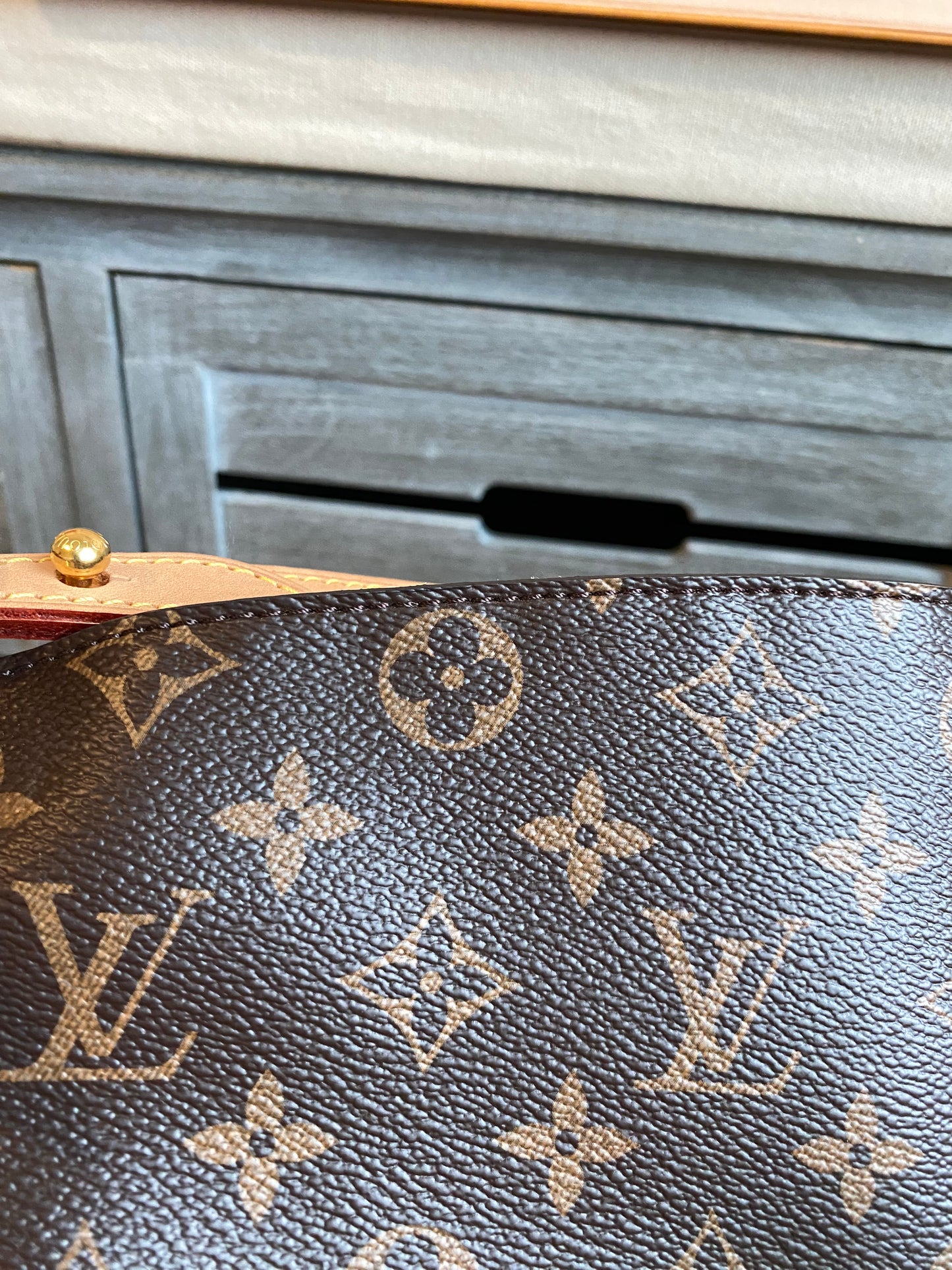 Louis Vuitton Graceful MM Beige Interior
