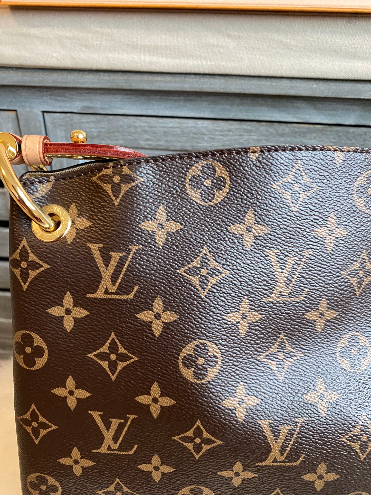 Louis Vuitton Graceful MM Beige Interior