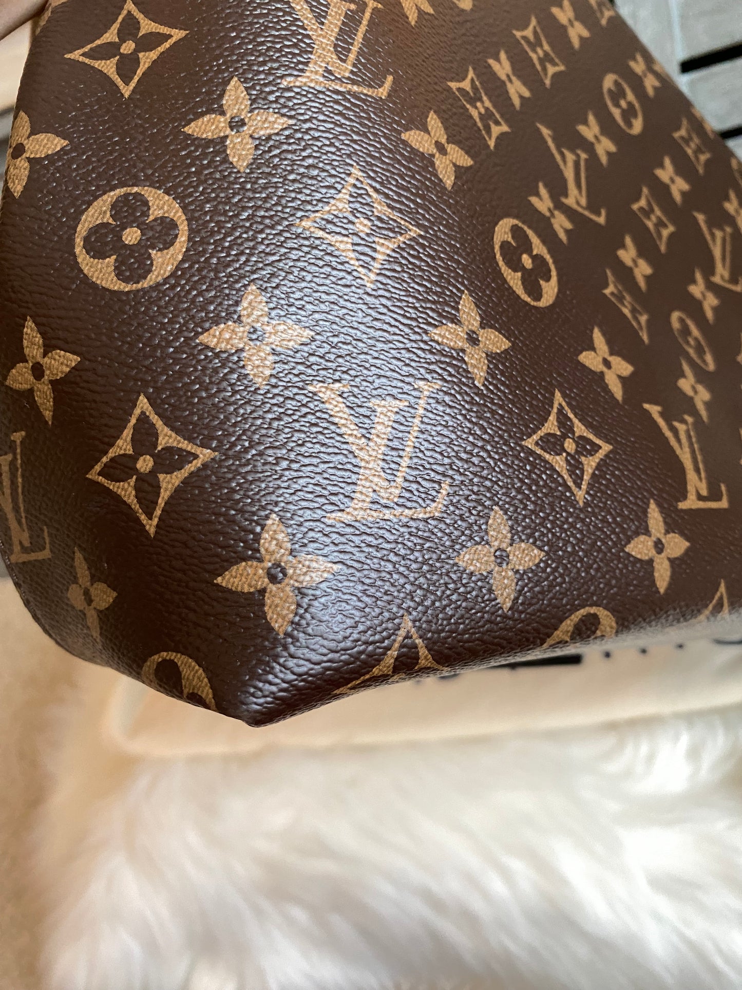 Louis Vuitton Graceful MM Beige Interior