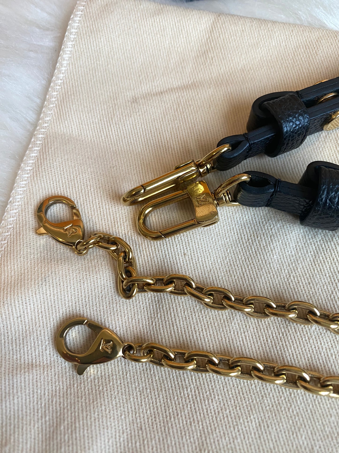 Louis Vuitton Easy Pouch On Strap Black