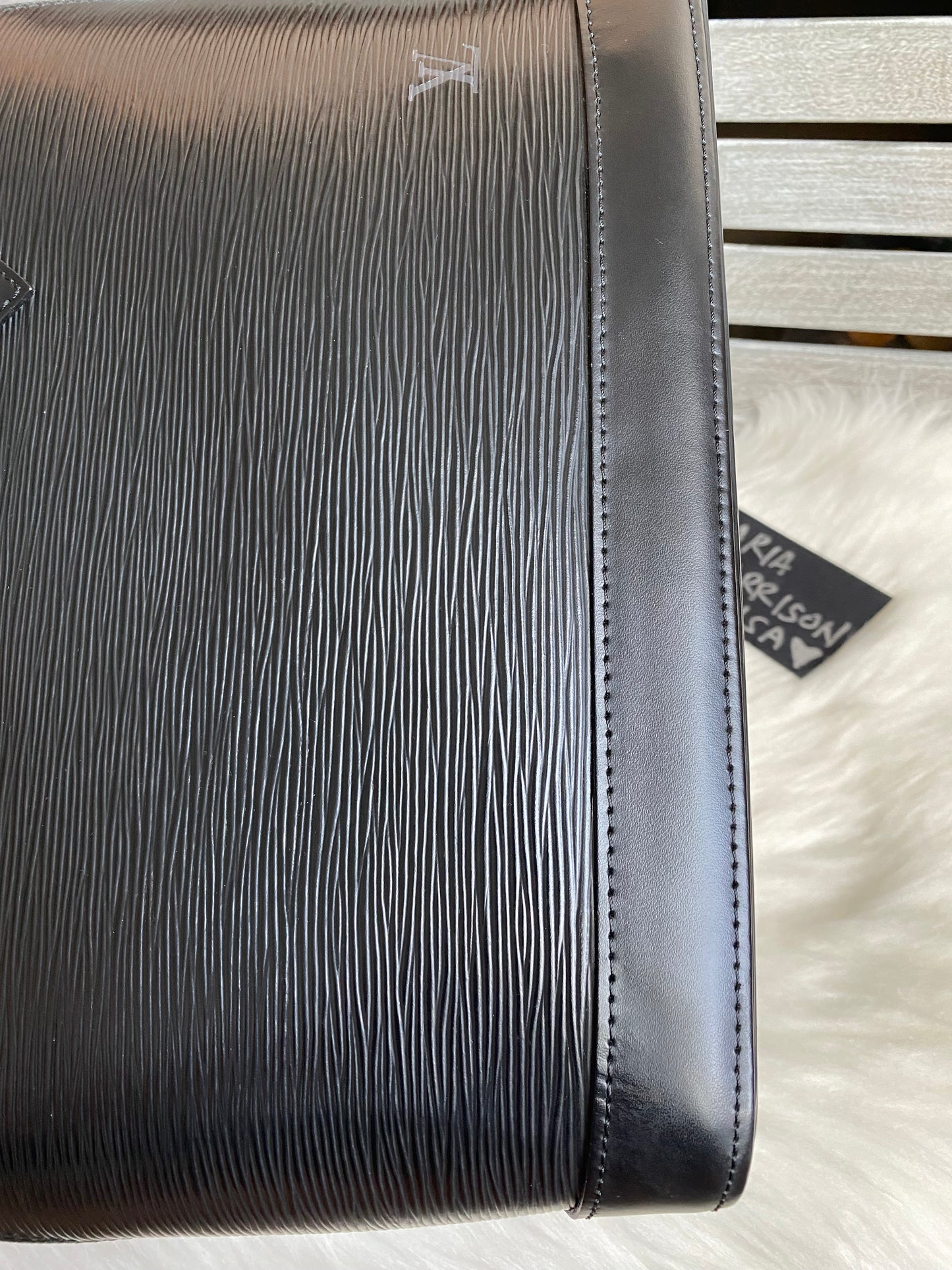 Louis Vuitton Alma PM Black Epi Leather