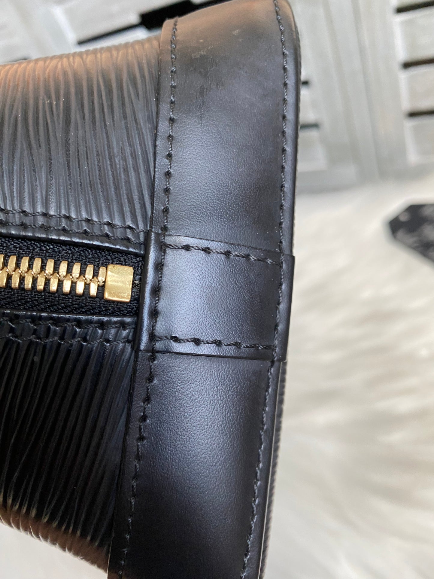 Louis Vuitton Alma PM Black Epi Leather
