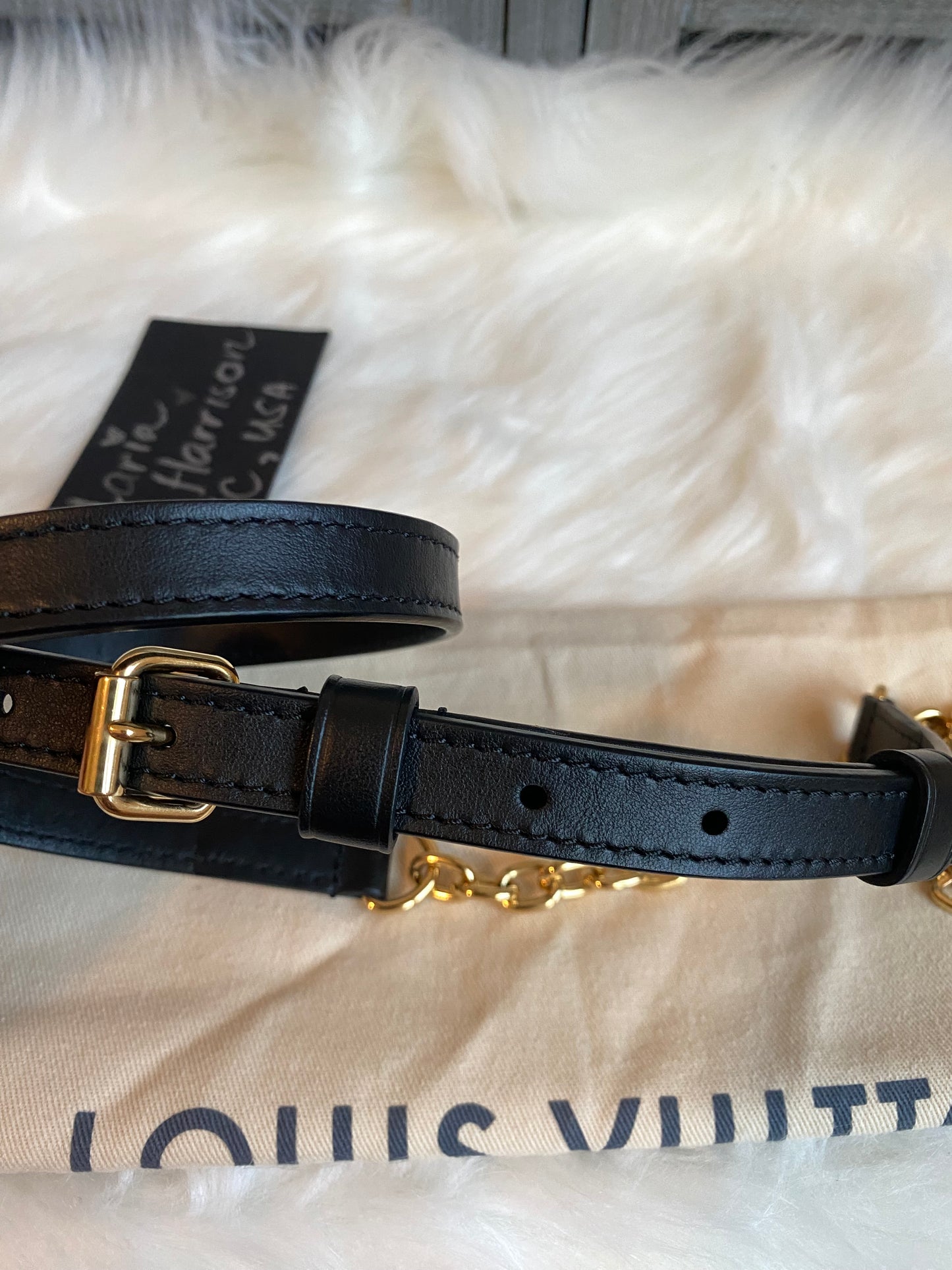 Louis Vuitton Speedy 20 Bandouliere Black