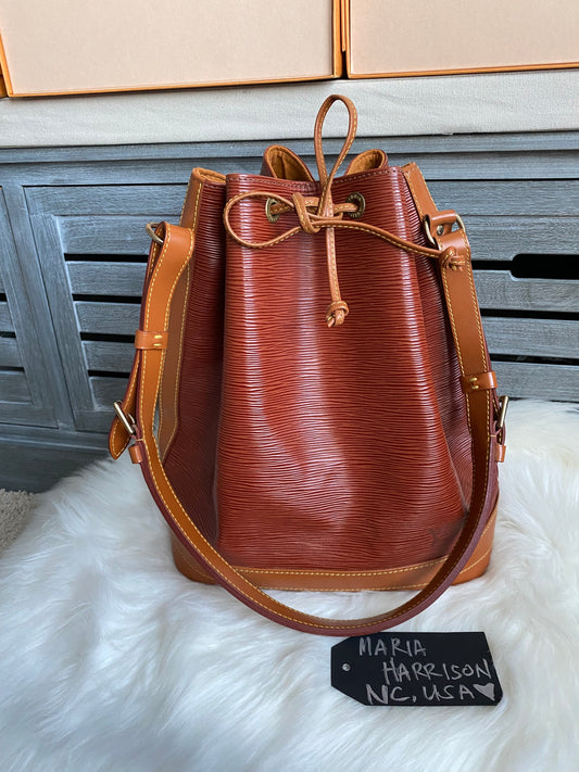 Louis Vuitton Noe GM Brown Epi Leather