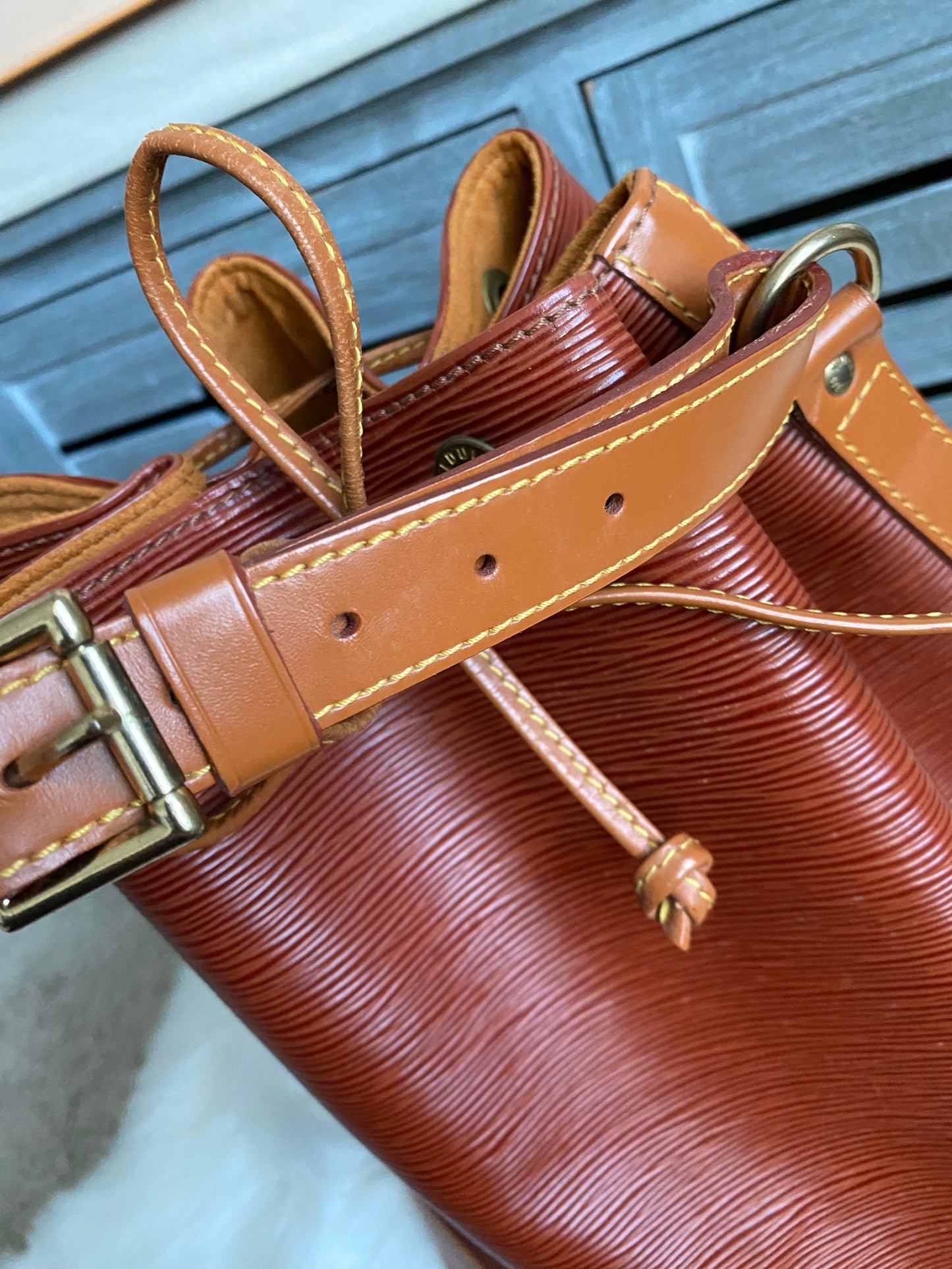 Louis Vuitton Noe GM Brown Epi Leather