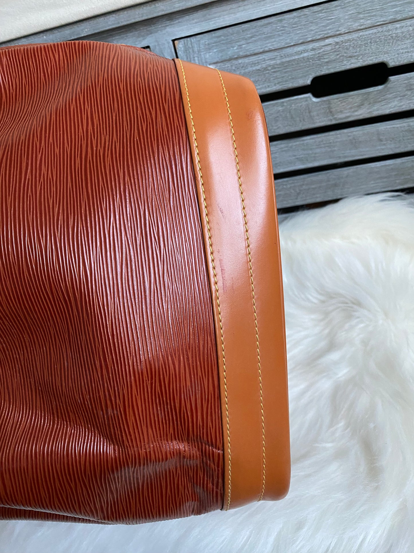 Louis Vuitton Noe GM Brown Epi Leather