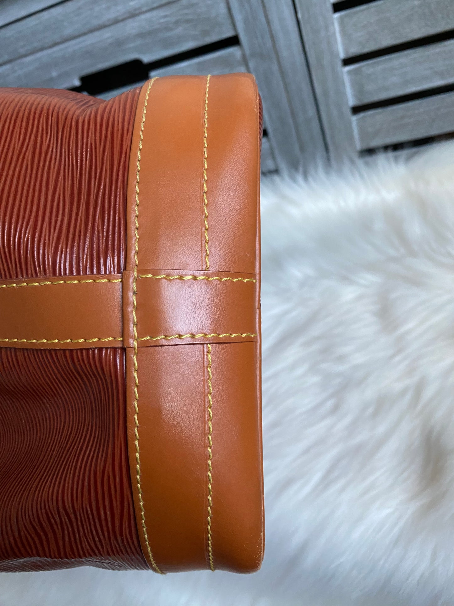 Louis Vuitton Noe GM Brown Epi Leather
