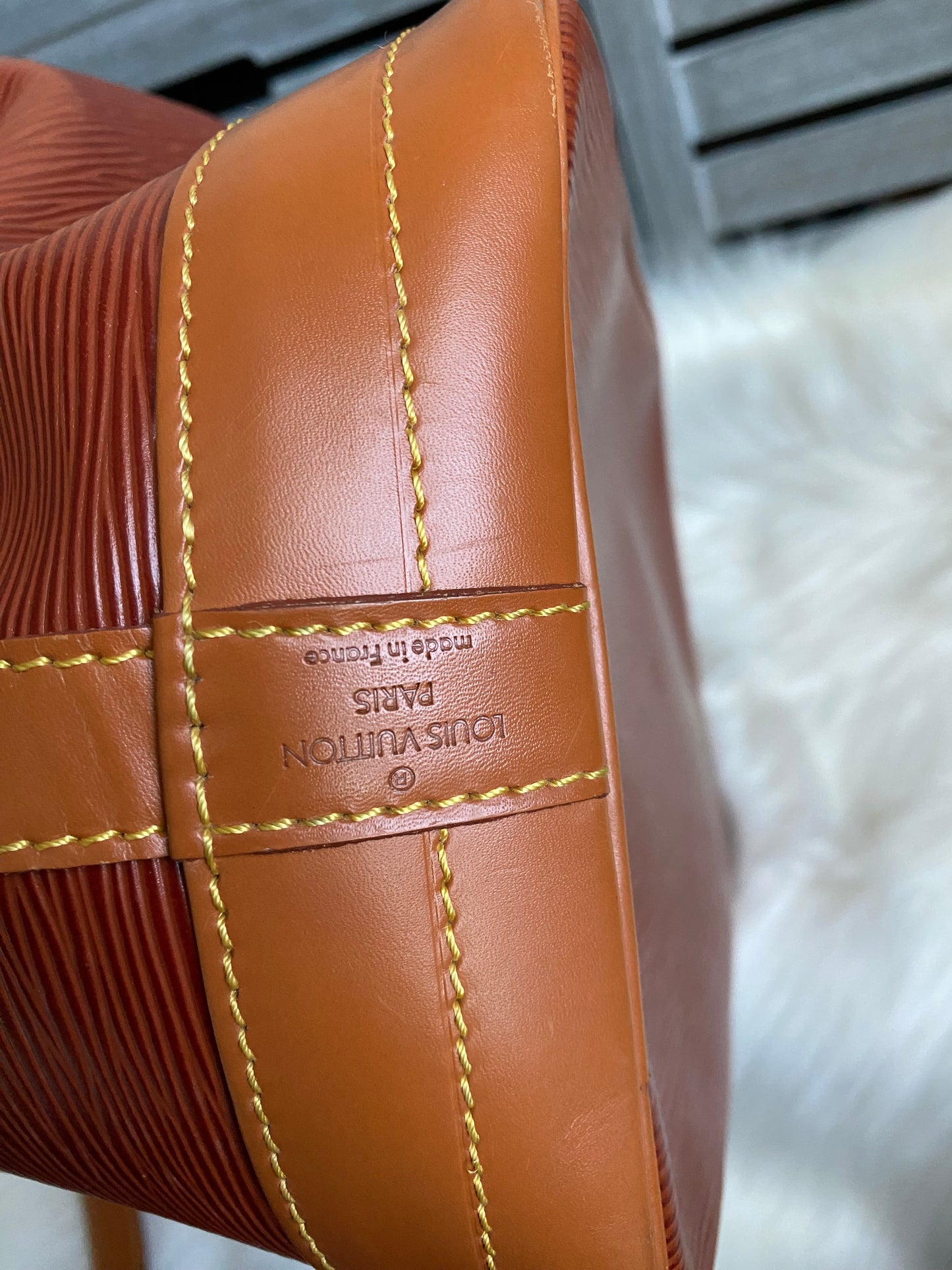 Louis Vuitton Noe GM Brown Epi Leather