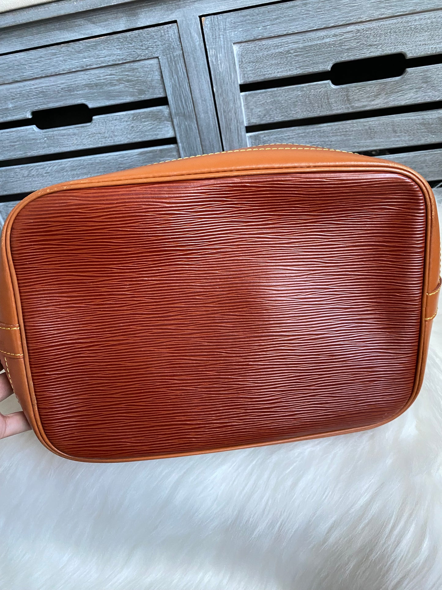 Louis Vuitton Noe GM Brown Epi Leather