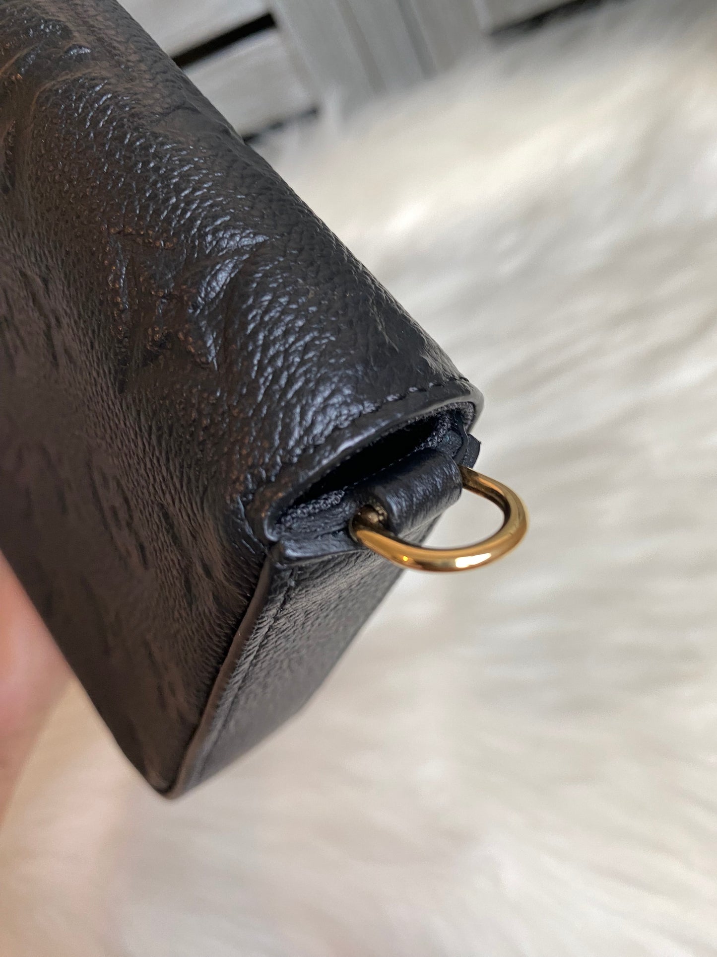 Louis Vuitton Felicie Pochette Black Empreinte