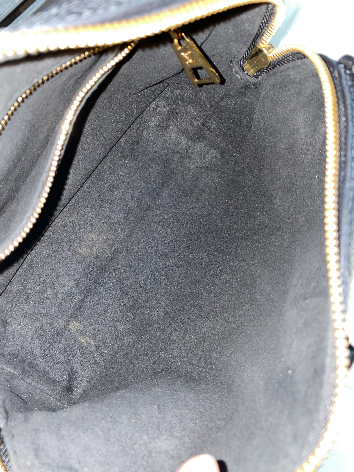 Louis Vuitton Petite Malle Souple Black Empreinte