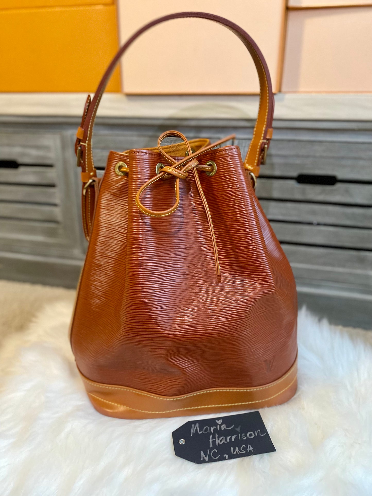 Louis Vuitton Noe GM Kenyan Fawn Epi Leather