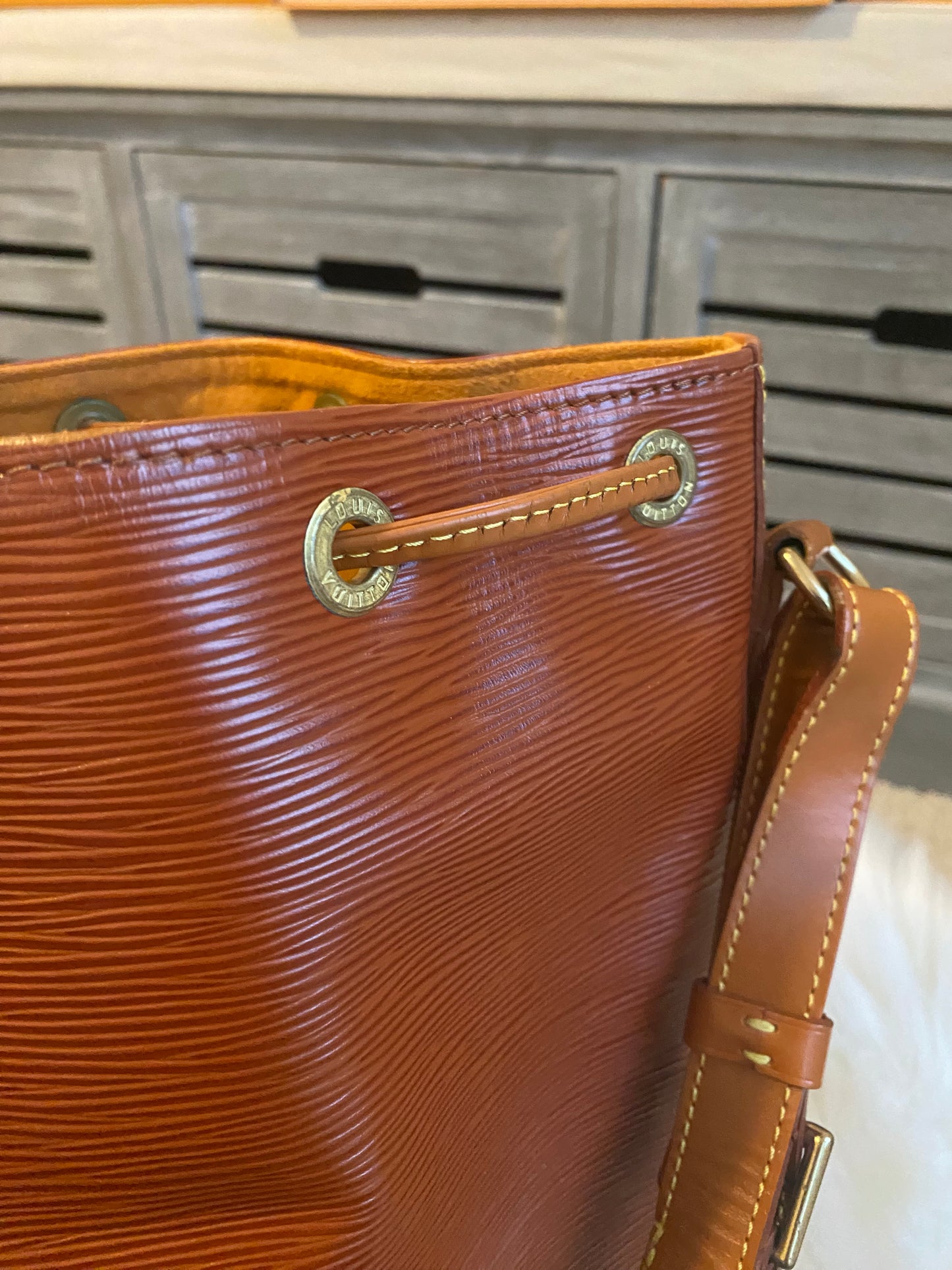 Louis Vuitton Noe GM Kenyan Fawn Epi Leather